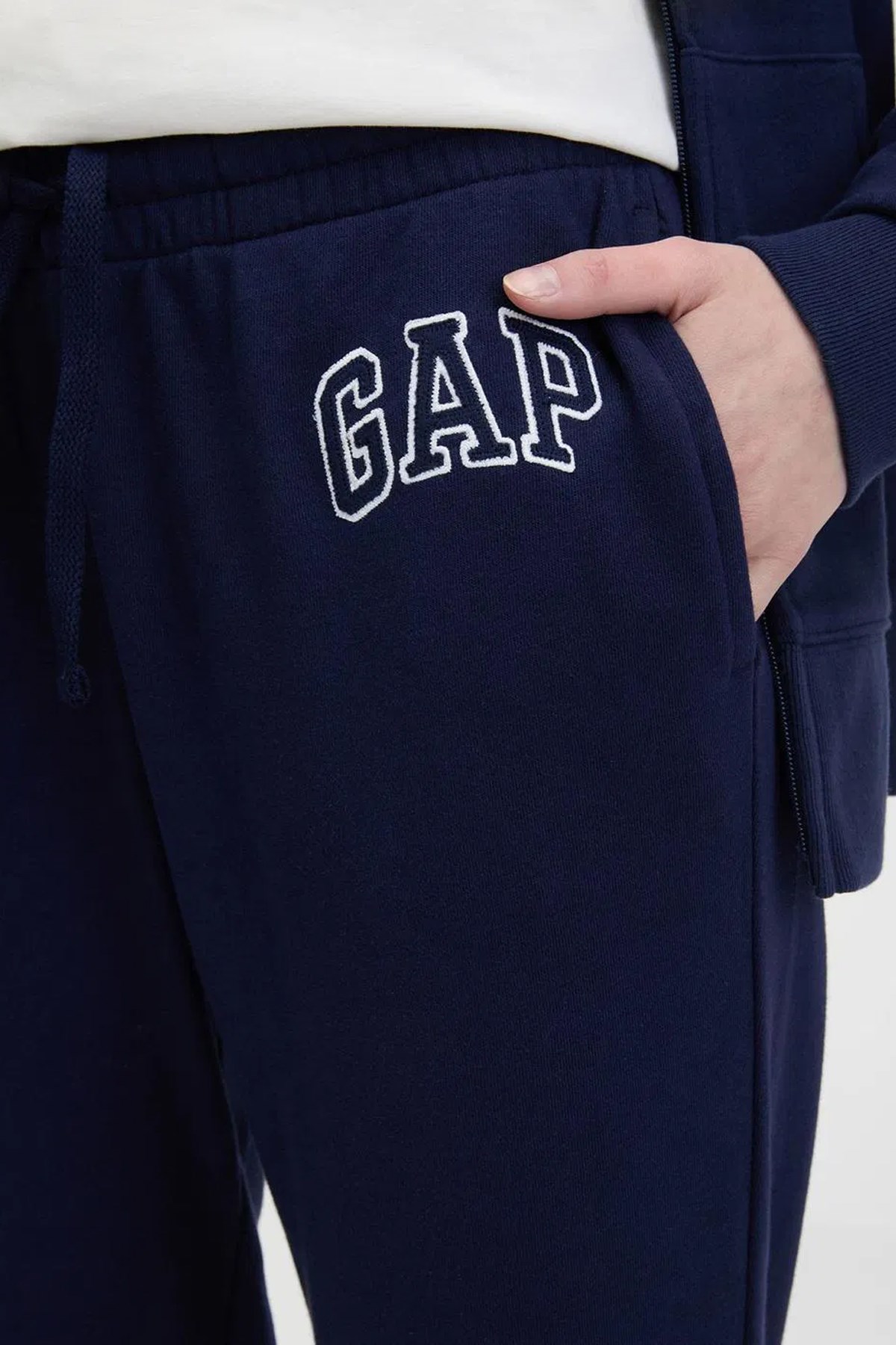 Gap V-Frch Ft Heritage Kadın Eşofman Altı Lacivert