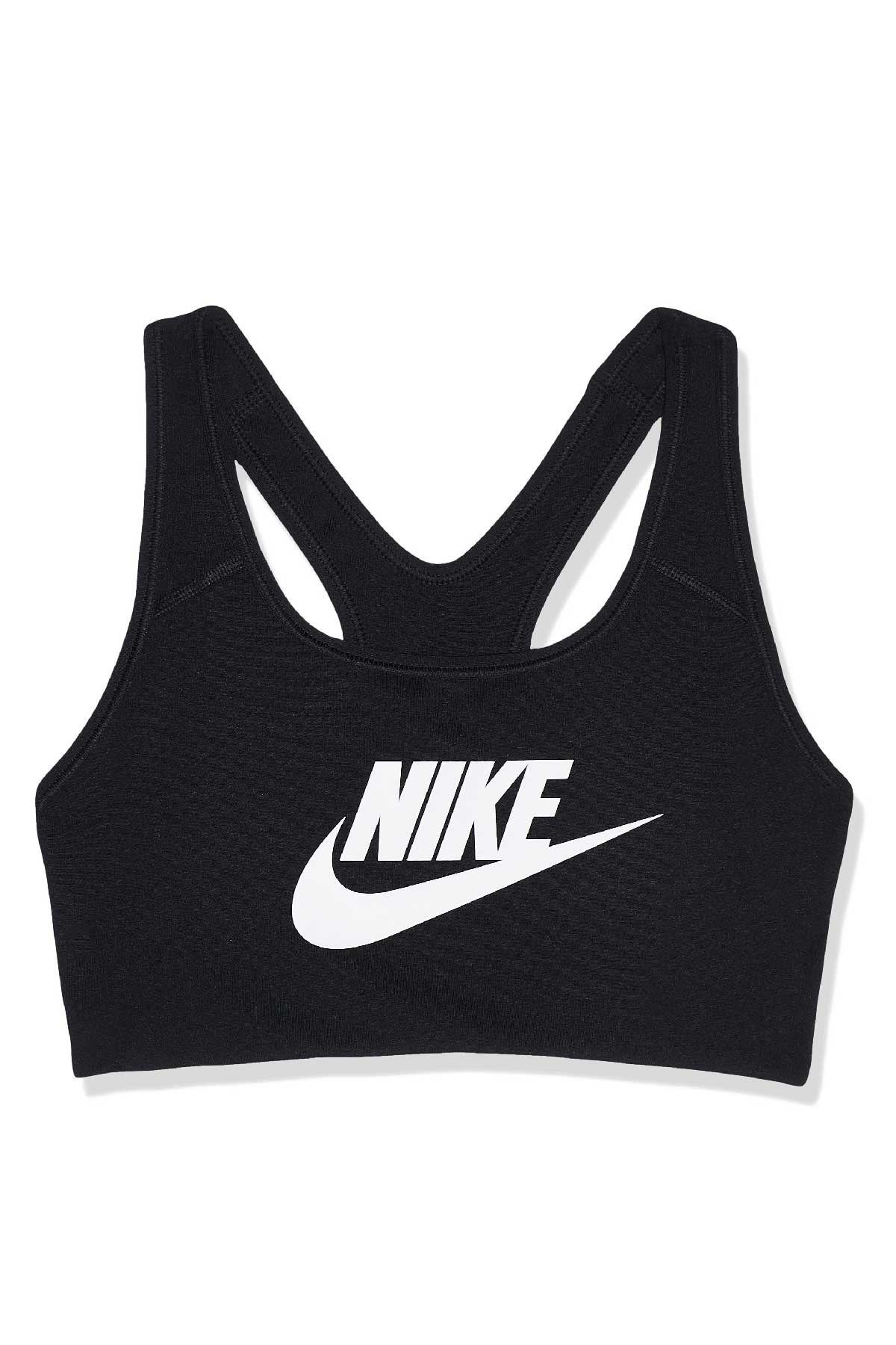 Nike Swoosh Futura Kadın Sporcu Sütyeni 899370-010 Siyah