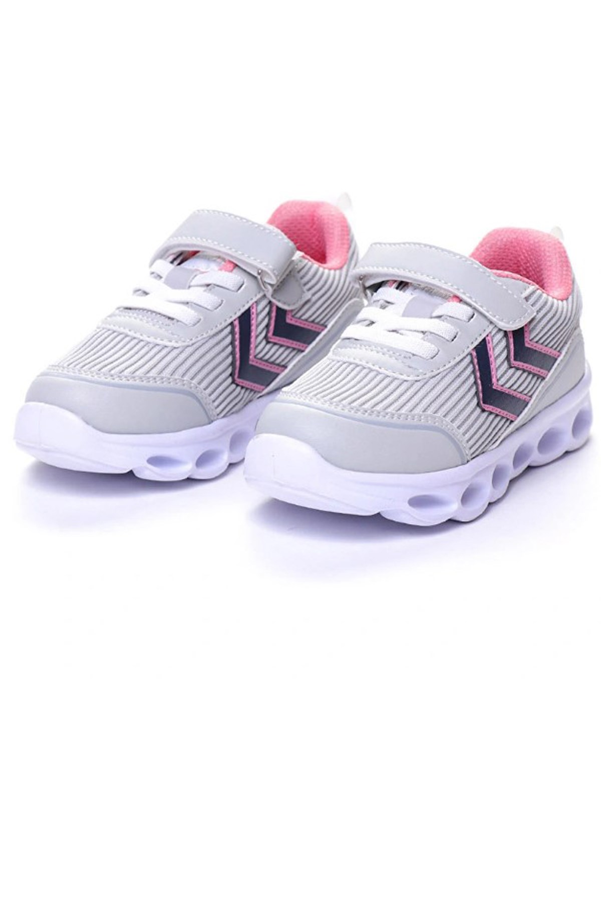 Hummel Stripe Jr Çocuk Spor Ayakkabı 900053-2198 Gri
