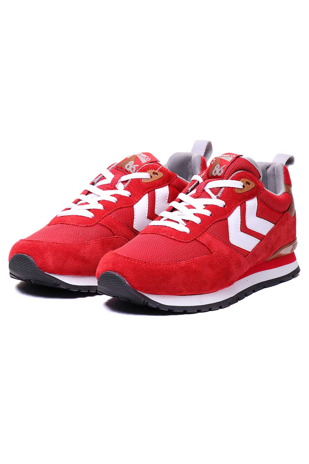 Hummel Monaco 86 Unisex Spor Ayakkabı 900247-0578 Kırmızı