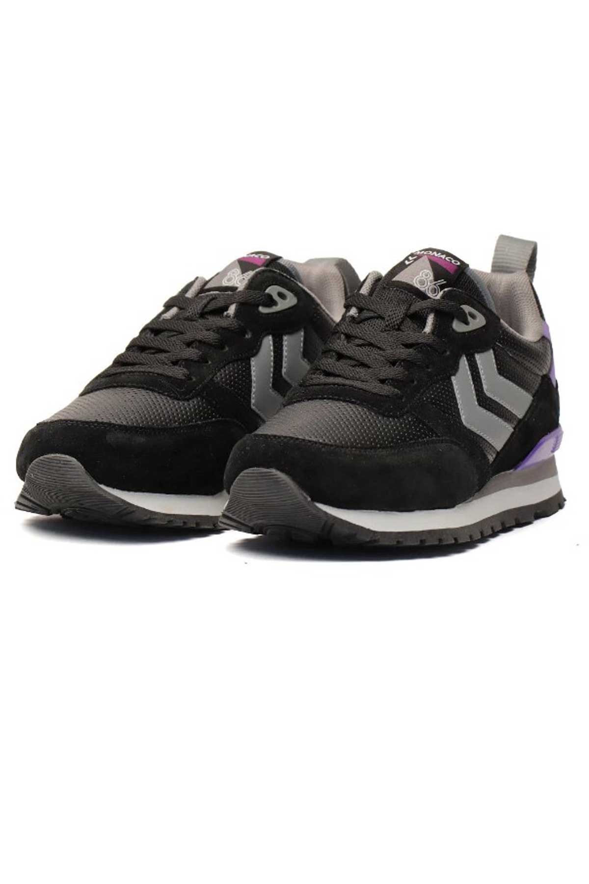 Hummel Monaco 86 Perf. Unisex Spor Ayakkabı 900333-1077 Siyah
