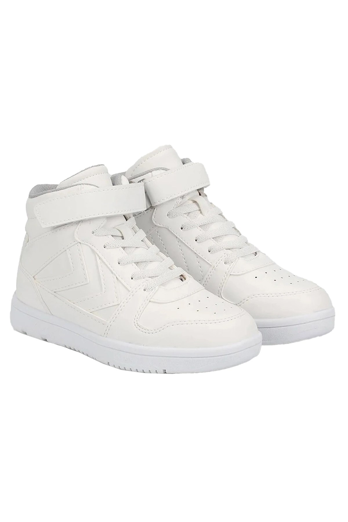 Hummel Oil Mono High Çocuk Ayakkabı 900398-9001 Beyaz