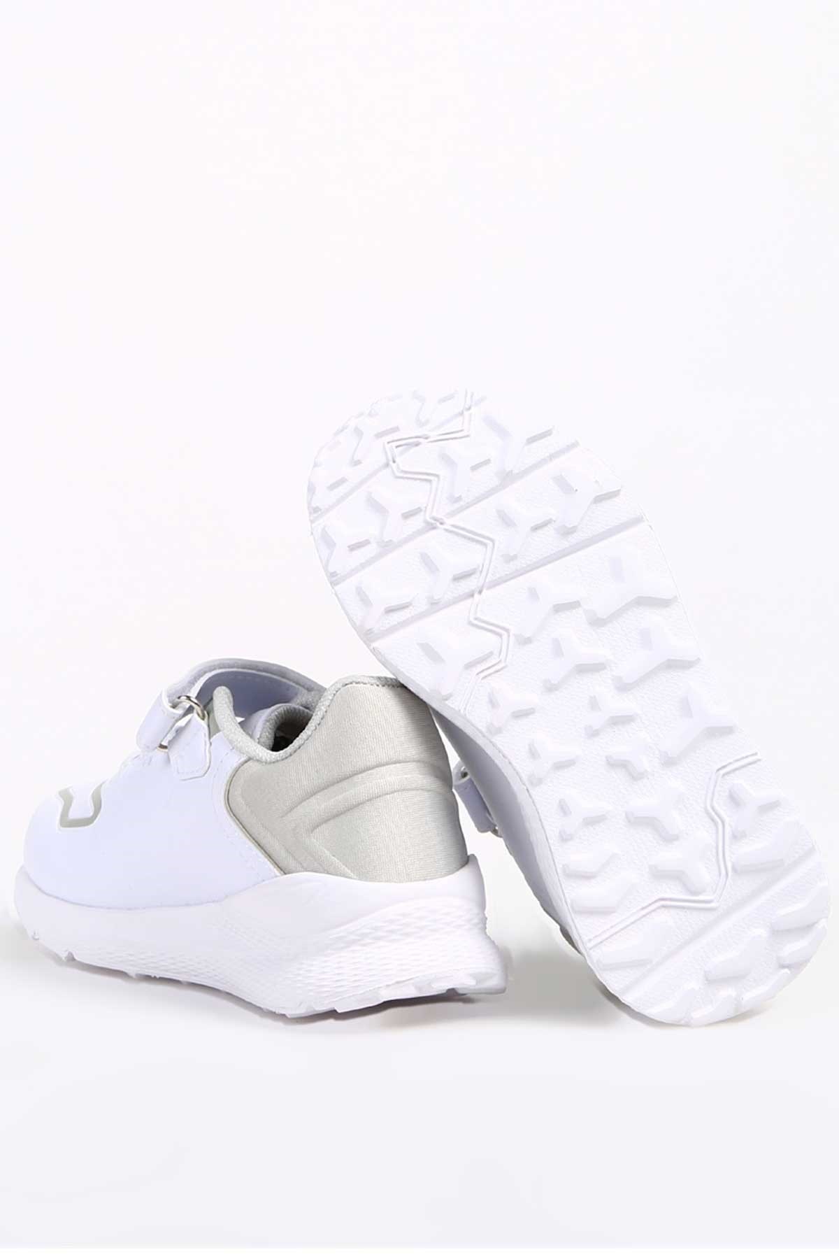 Hummel Basto Çocuk Spor Ayakkabı 900402-9001 Beyaz
