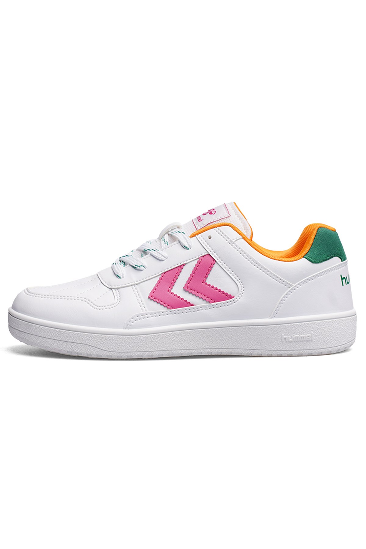Hummel Court 1990 Unisex Spor Ayakkabı 900828-9007 Beyaz - Pembe
