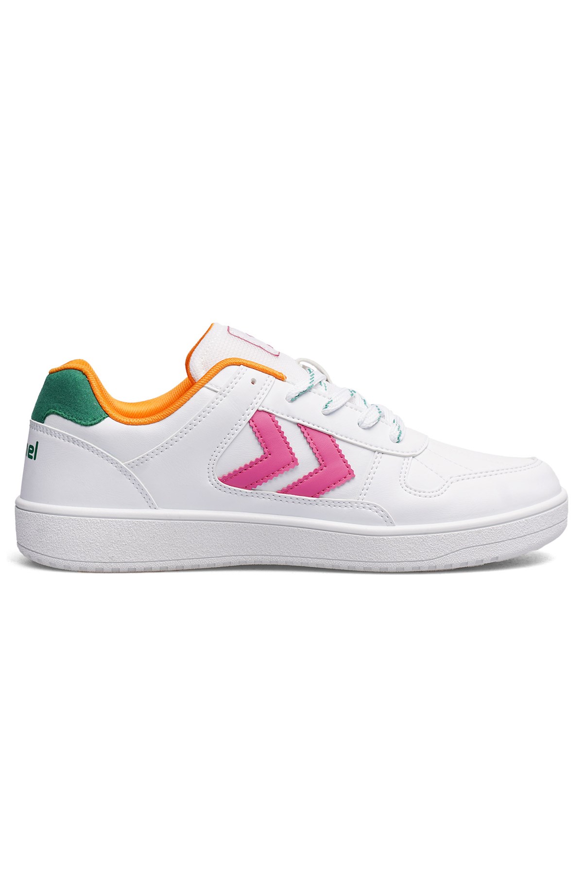 Hummel Court 1990 Unisex Spor Ayakkabı 900828-9007 Beyaz - Pembe
