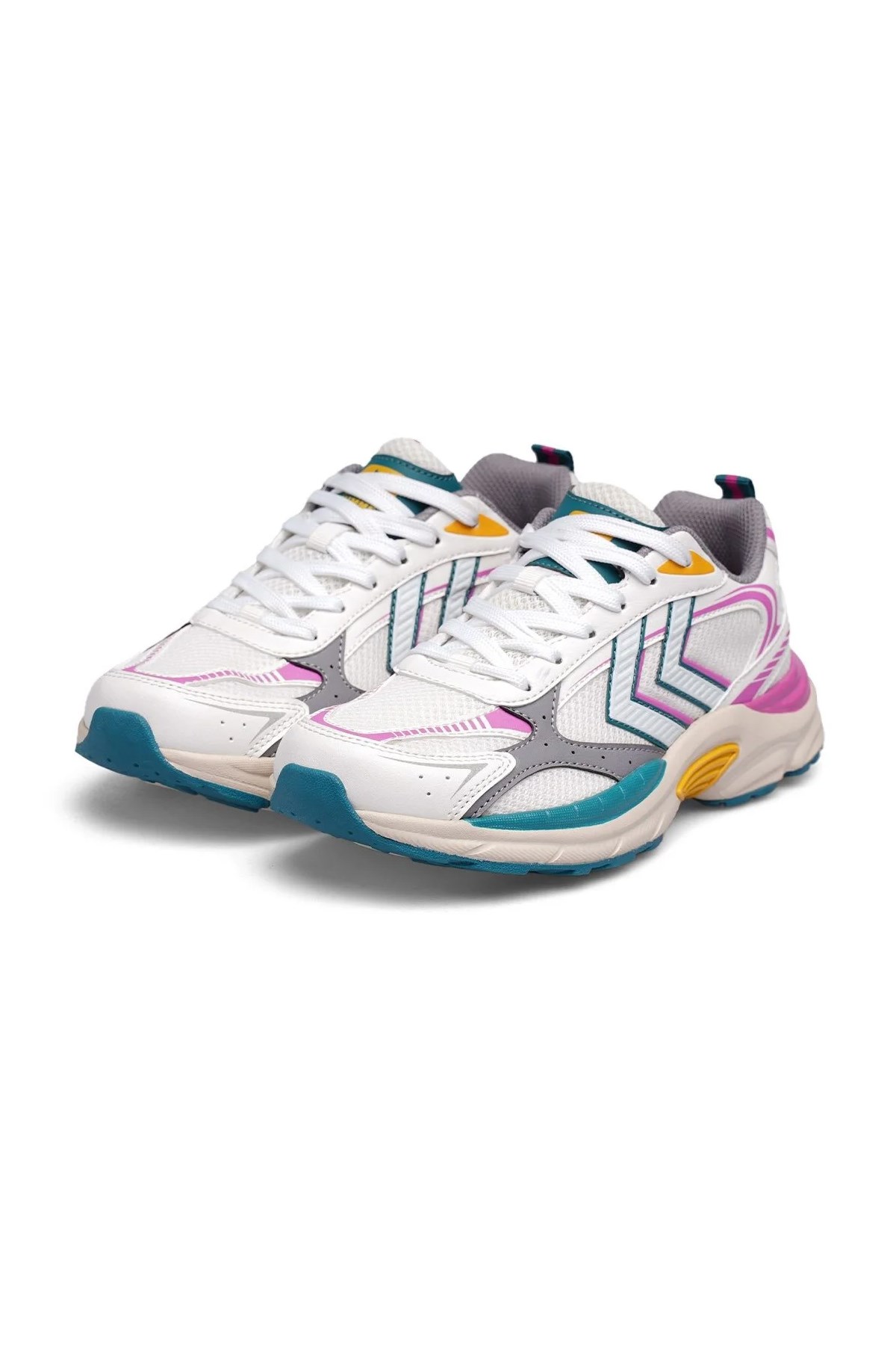 Hummel Performance 600 Unisex Spor Ayakkabı 900890-9144 Beyaz - Pembe