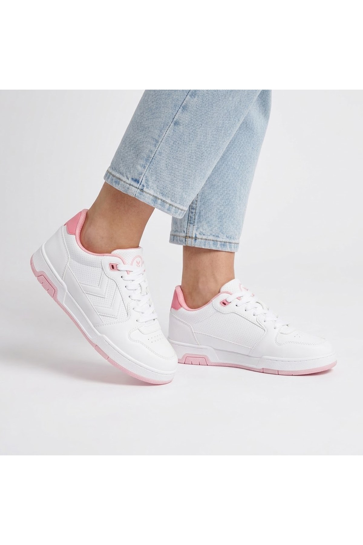 Hummel Freza II Unisex Spor Ayakkabı 900913-9144 Beyaz - Pembe
