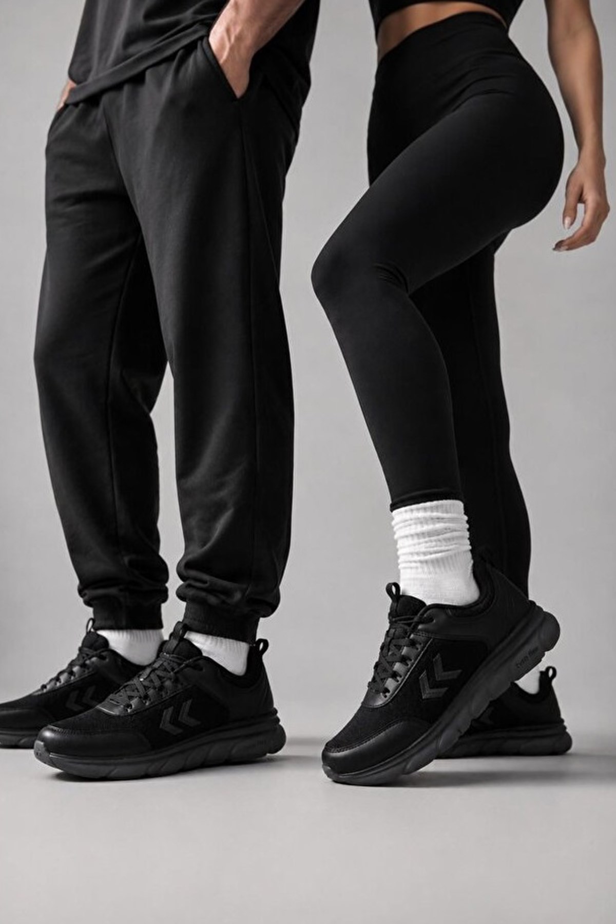 Hummel Tyro Flex Unisex Spor Ayakkabı 900958-2448 Siyah - Gri