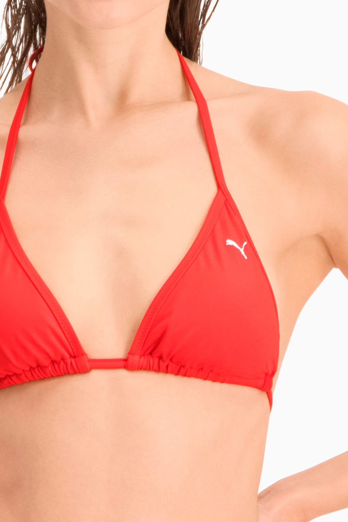 Puma Swim Triangle Kadın Bikini Üstü 90766601 Kırmızı