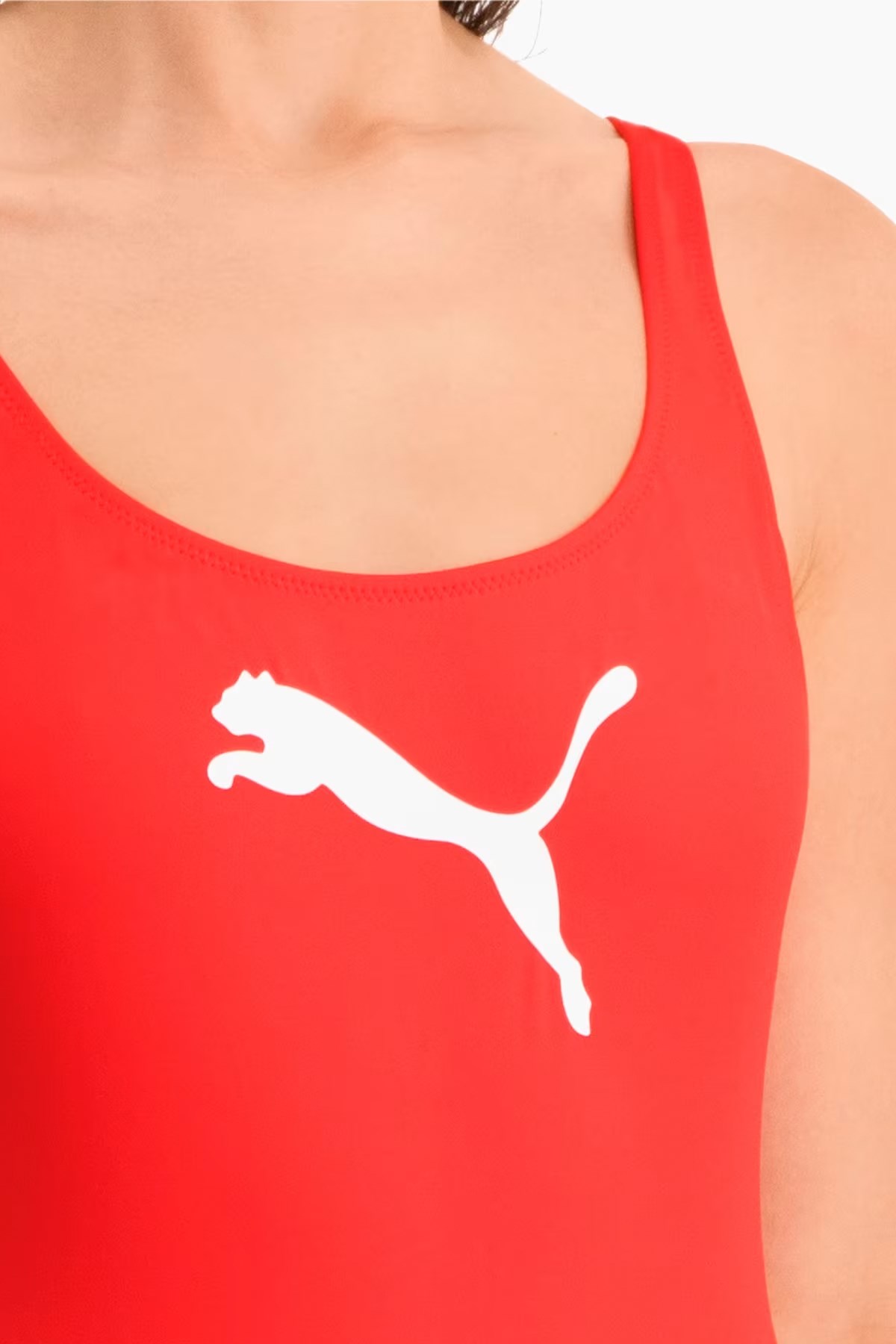 Puma Swim Swimsuit 1P Kadın Mayo 90768502 Kırmızı