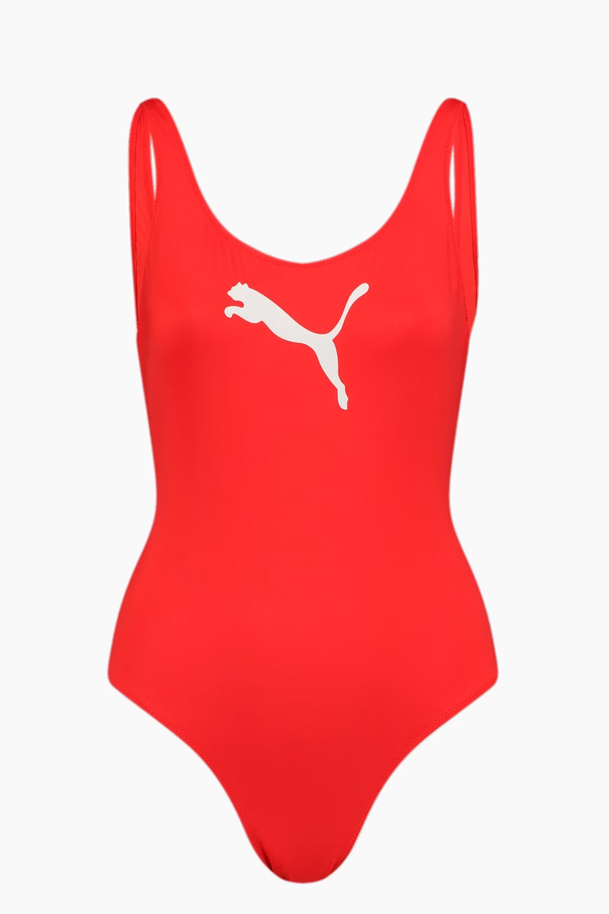 Puma Swim Swimsuit 1P Kadın Mayo 90768502 Kırmızı