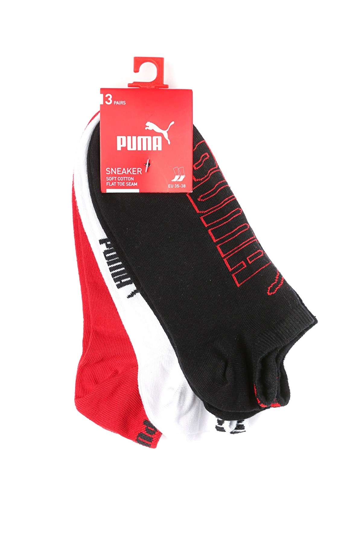 Puma Graphıc Sneaker 3'lü Çorap 90798804 Çok Renkli