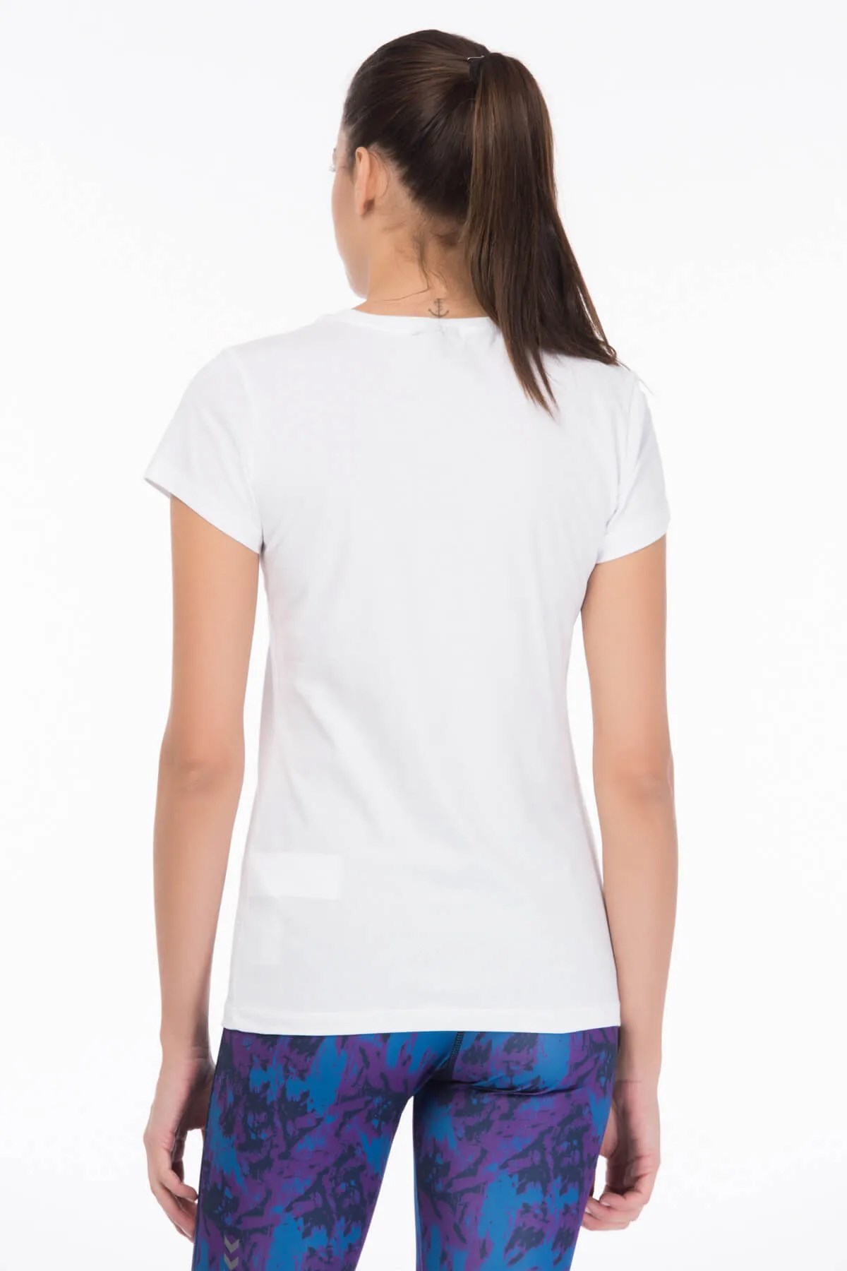 Hummel Kezia Kadın Tişört 910066-9001 Beyaz