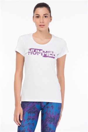 Hummel Kezia Kadın Tişört 910066-9001 Beyaz