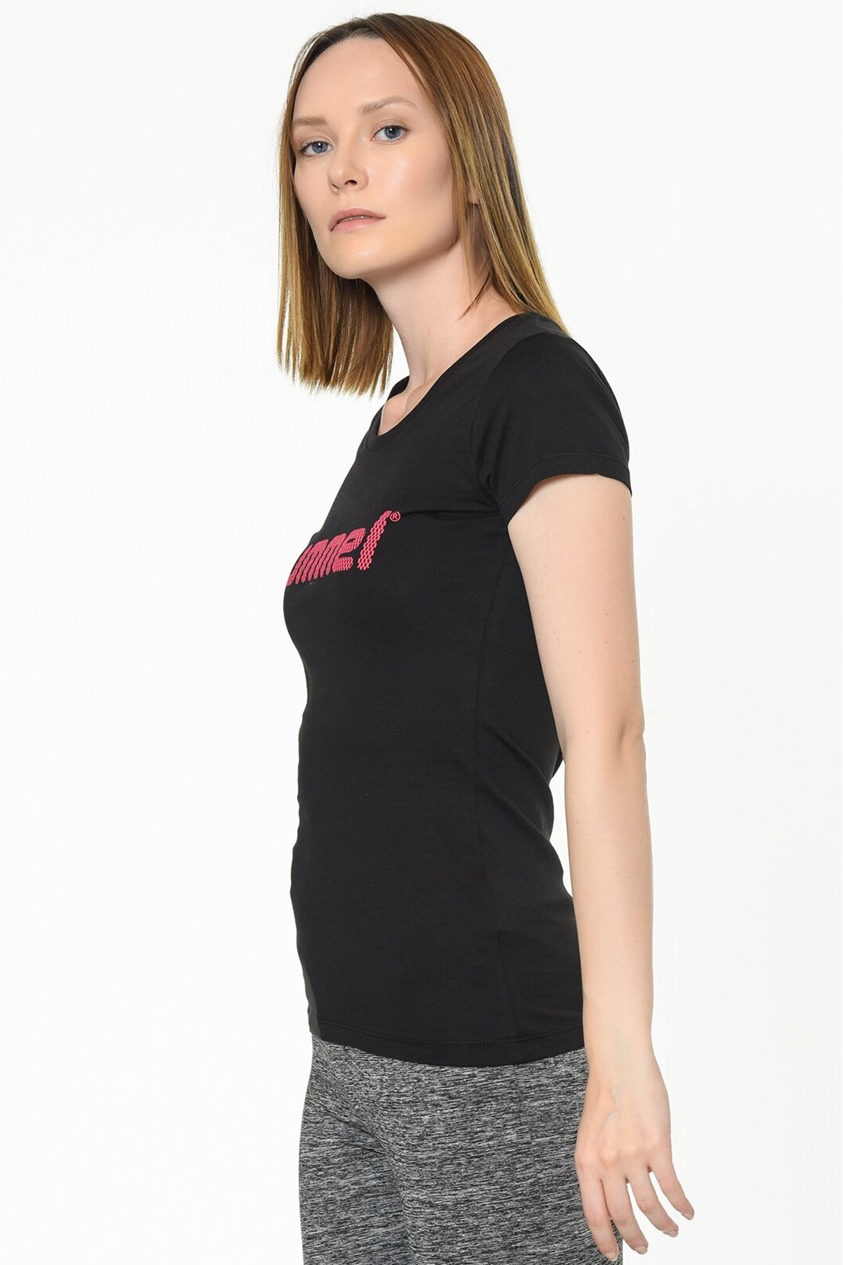 Hummel Rebel Kadın Tişört 910234-2001 Siyah