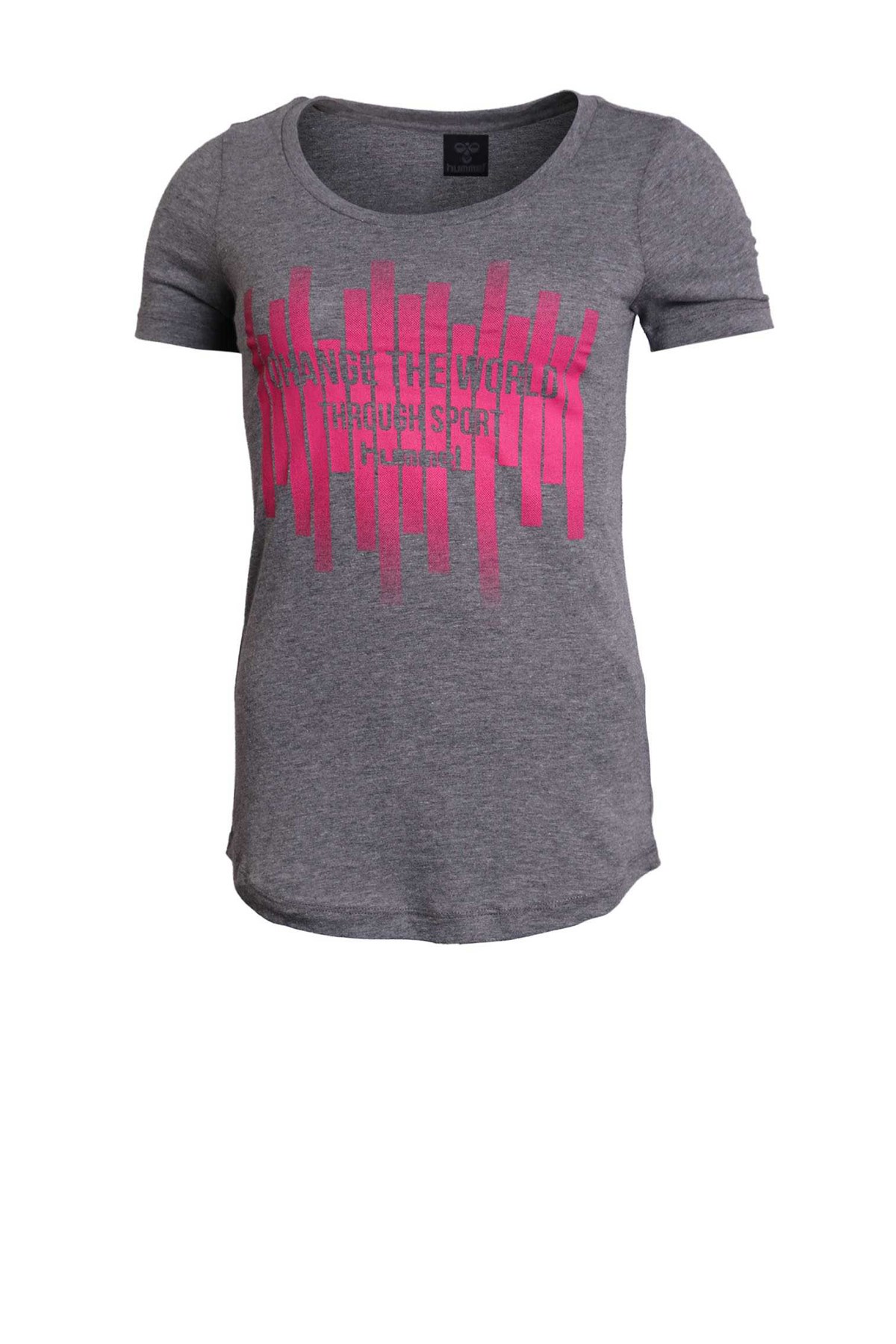 Hummel Ardelia Kadın Tişört 910296-2800 Gri