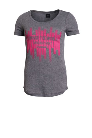 Hummel Ardelia Kadın Tişört 910296-2800 Gri