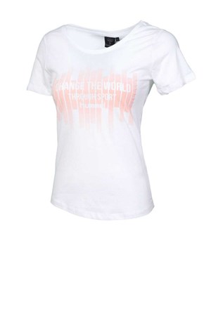 Hummel Ardelia Kadın Tişört 910296-9001 Beyaz