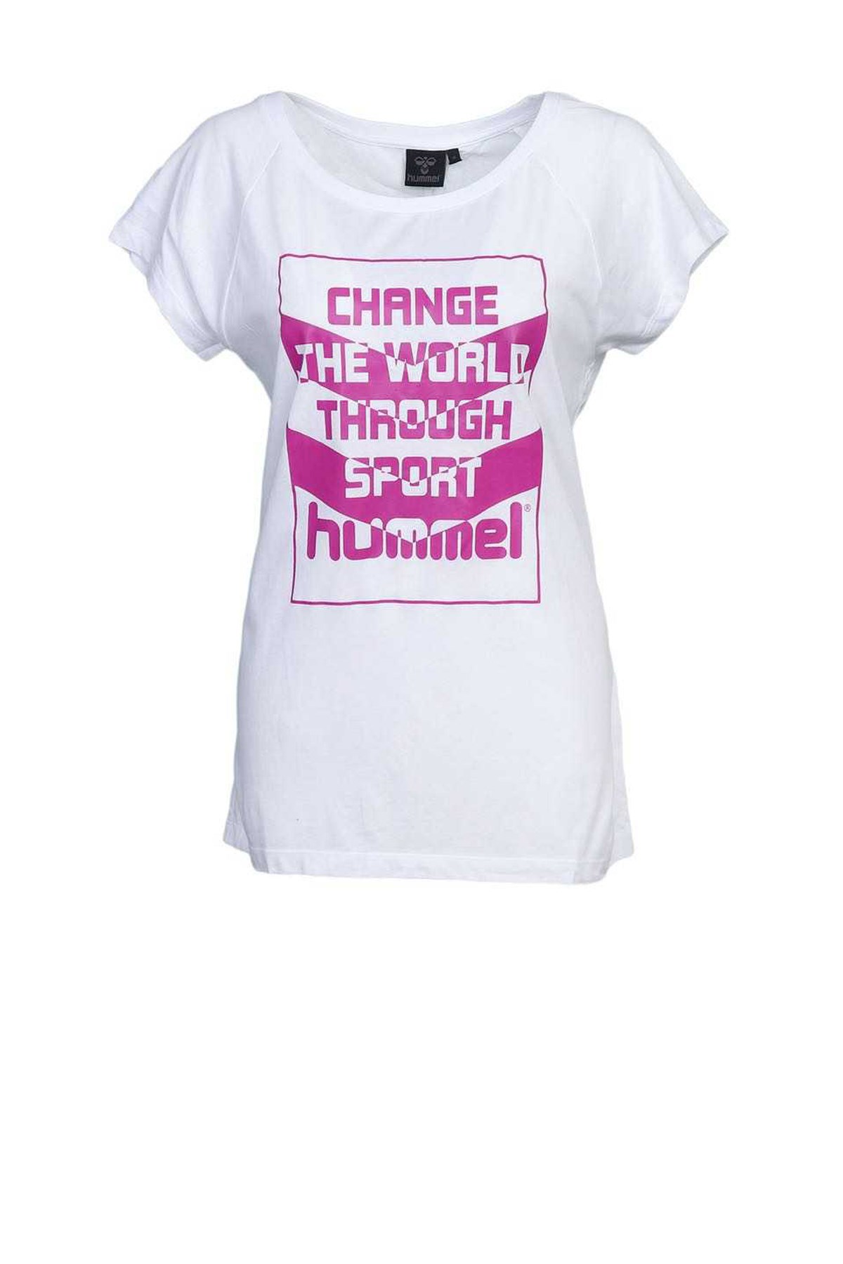 Hummel Donna Kadın Tişört 910299-9001 Beyaz