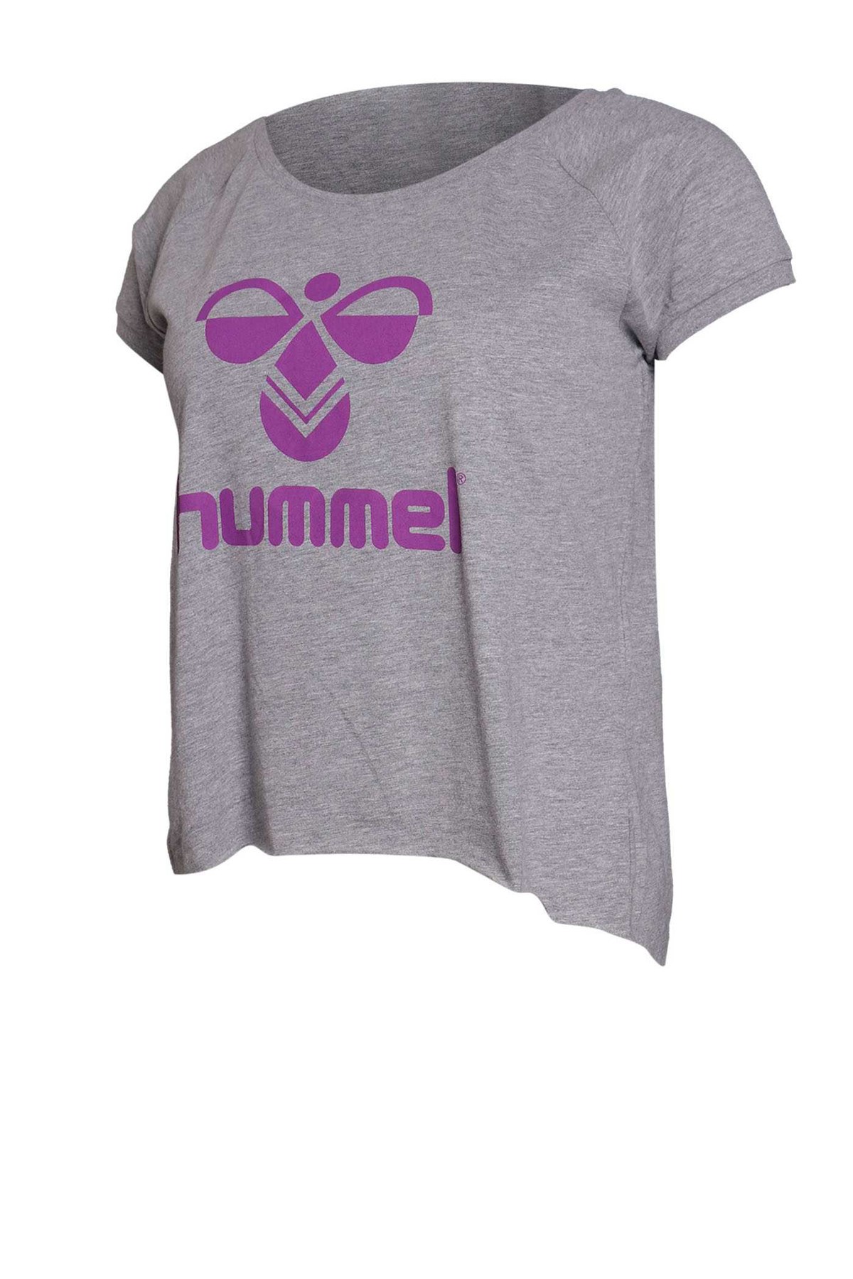 Hummel Callia Kadın Tişört 910360-2006 Gri