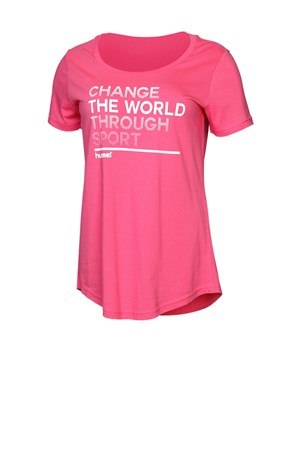 Hummel Florella Kadın Tişört 910423-4164 Pembe