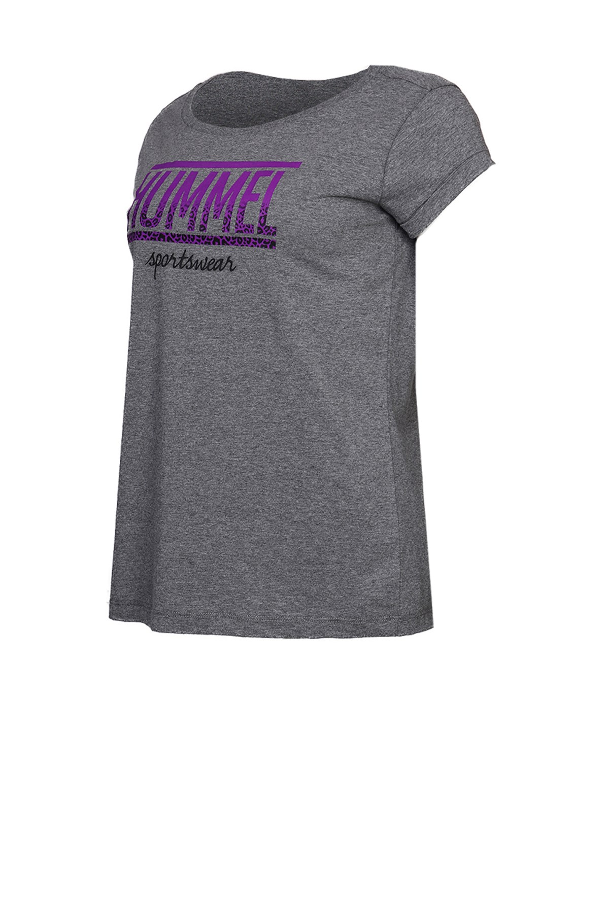 Hummel Elviria Kadın Tişört 910440-2800 Gri