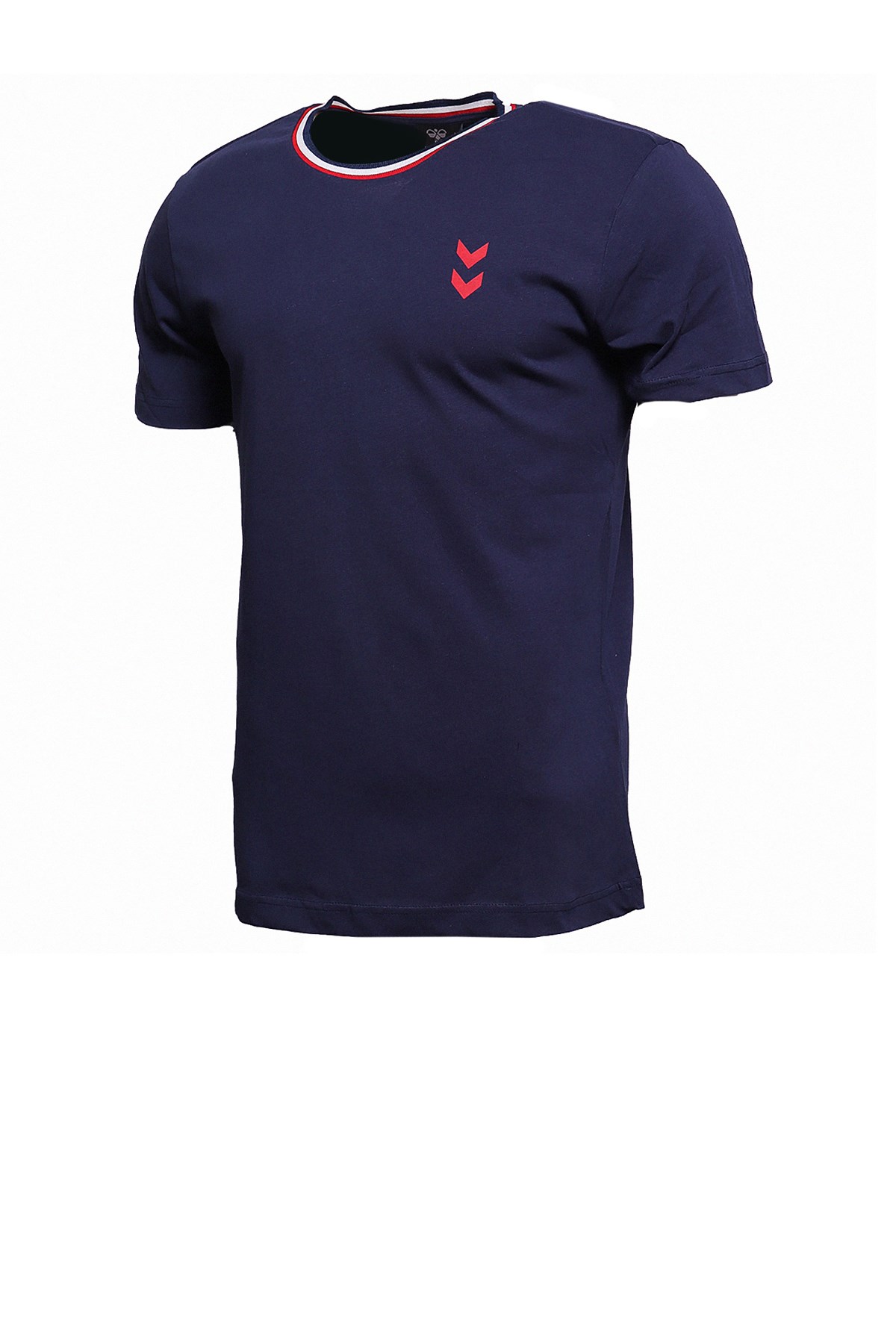 Hummel Audomaro   Erkek Tişört 910595-7480 Lacivert