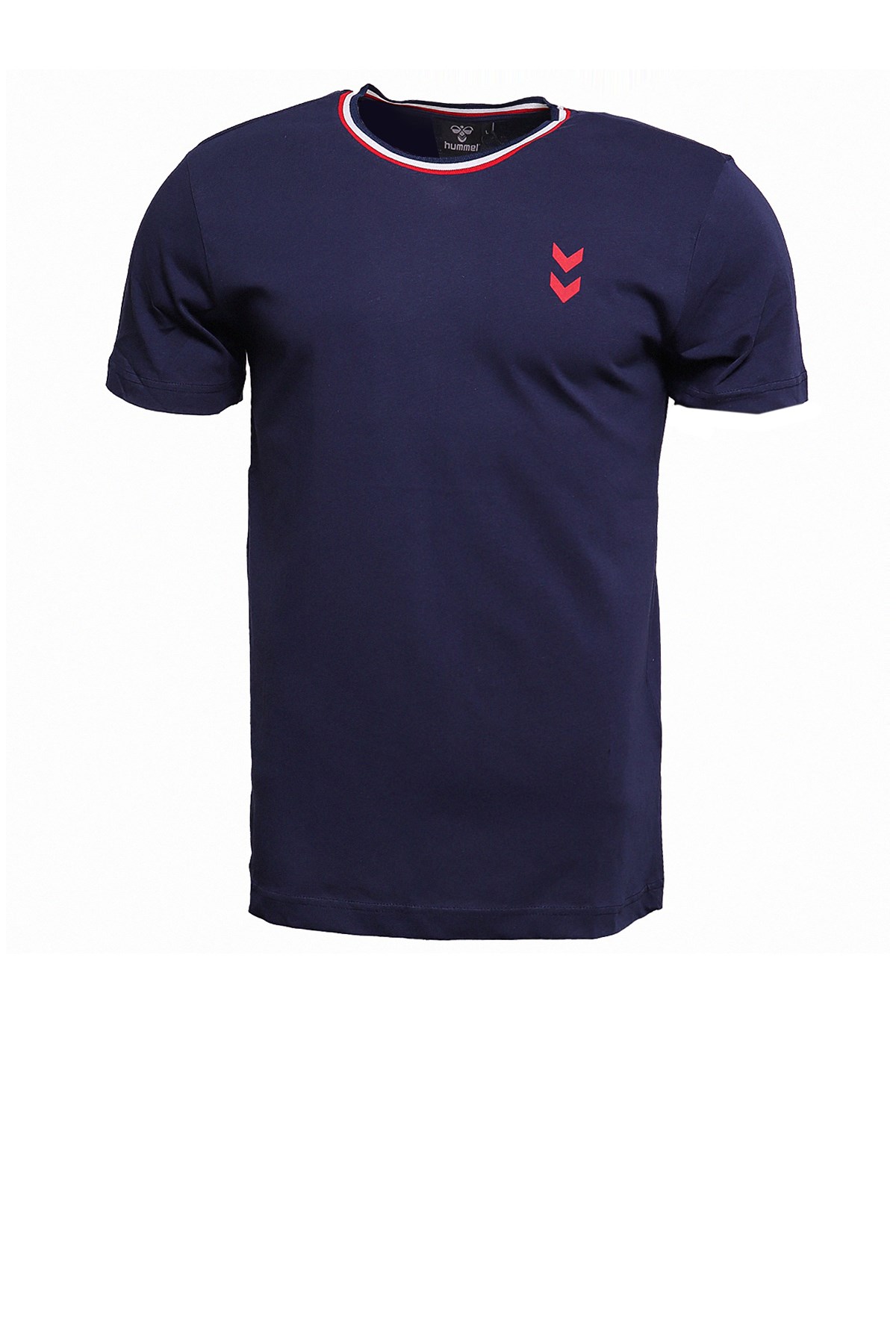 Hummel Audomaro   Erkek Tişört 910595-7480 Lacivert