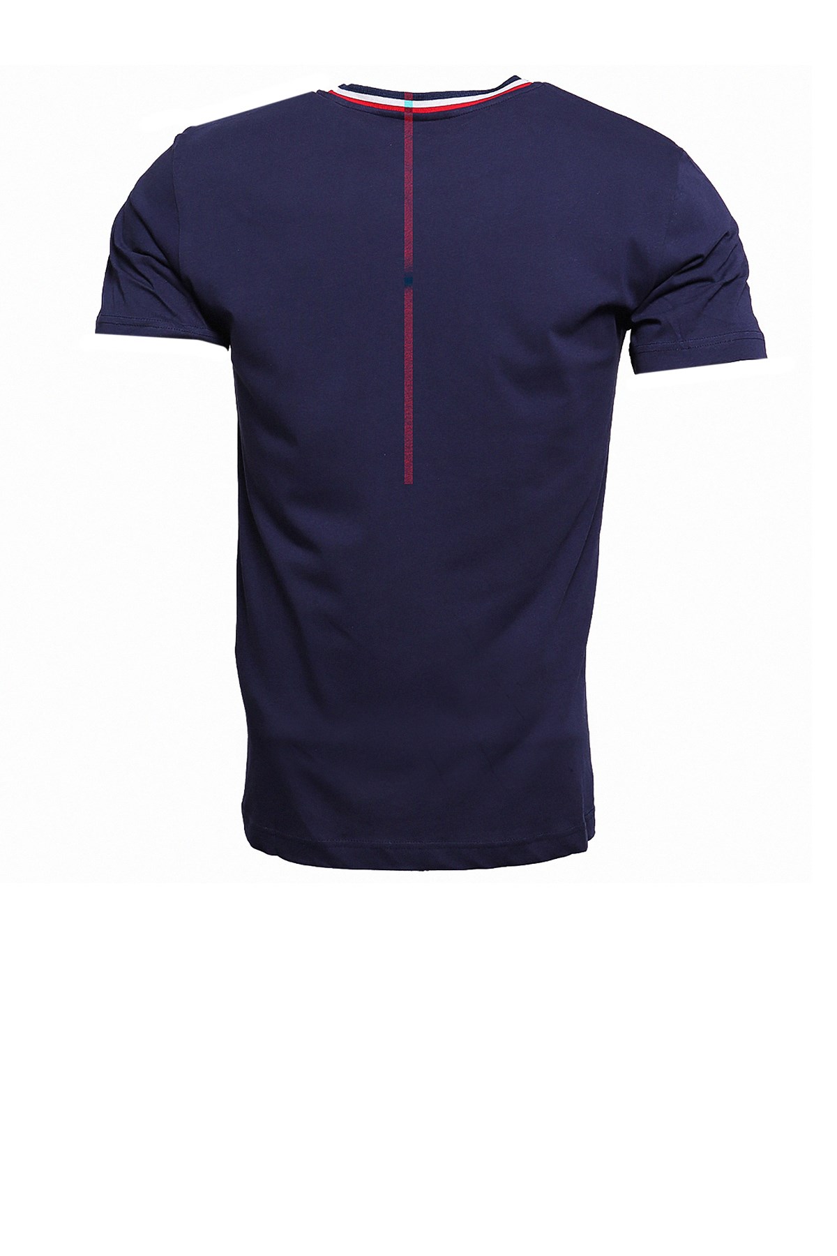 Hummel Audomaro   Erkek Tişört 910595-7480 Lacivert