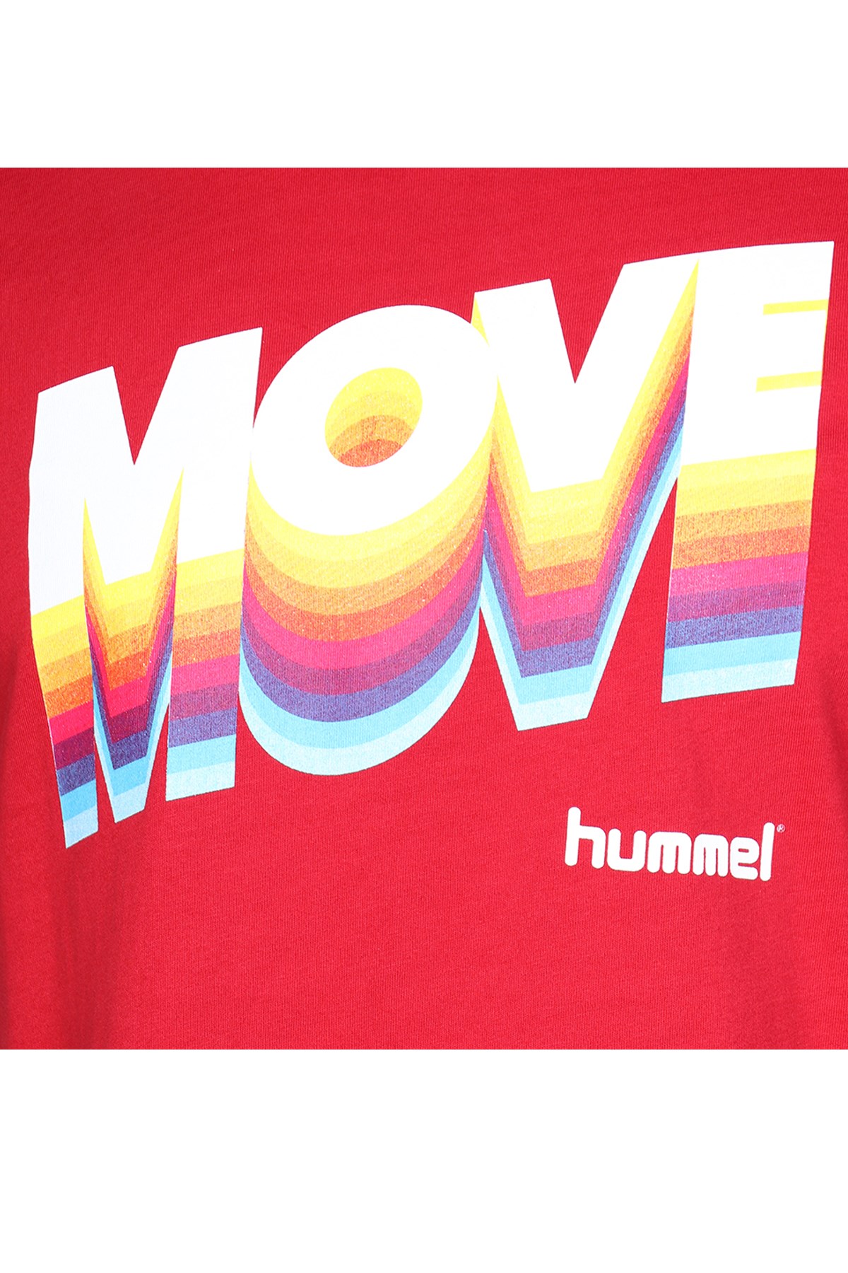 Hummel Bradley  Erkek Tişört 910598-3193 Kırmızı