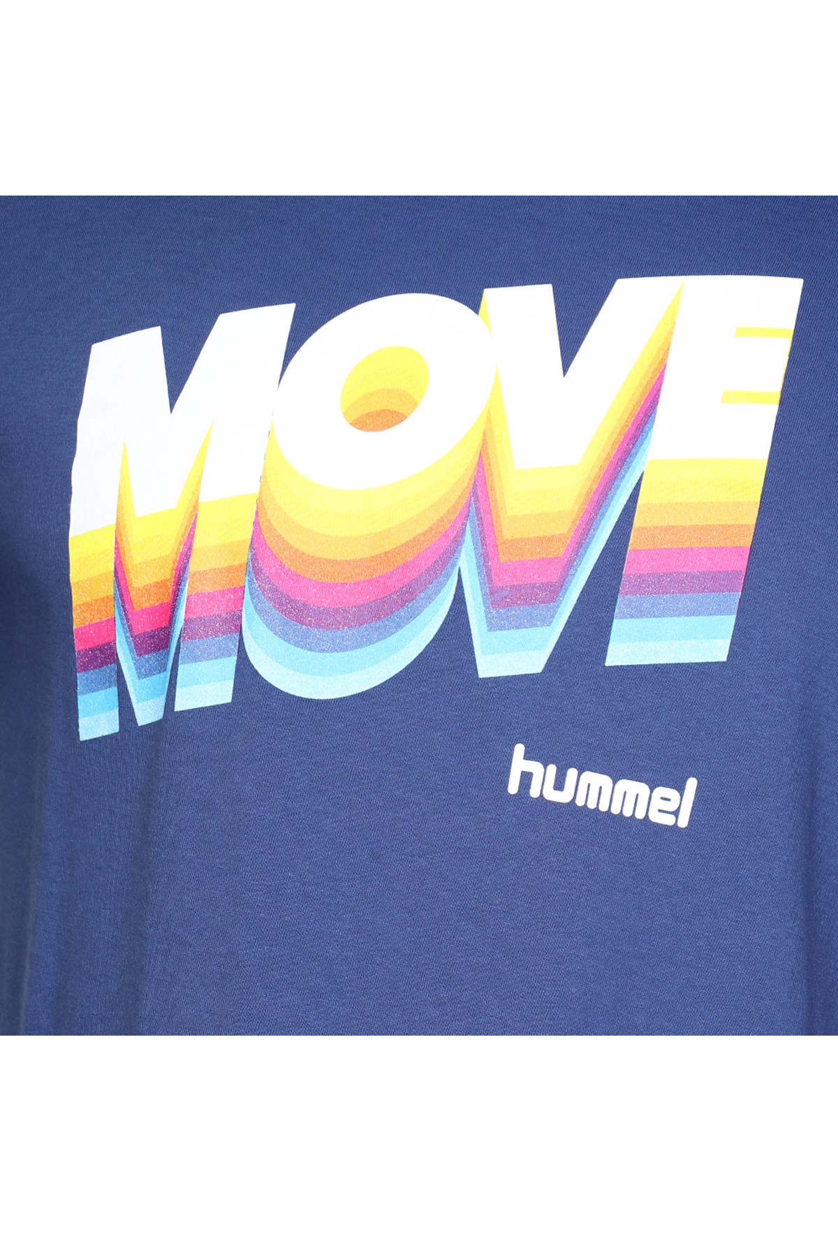 Hummel Bradley  Erkek Tişört 910598-7045 Mavi