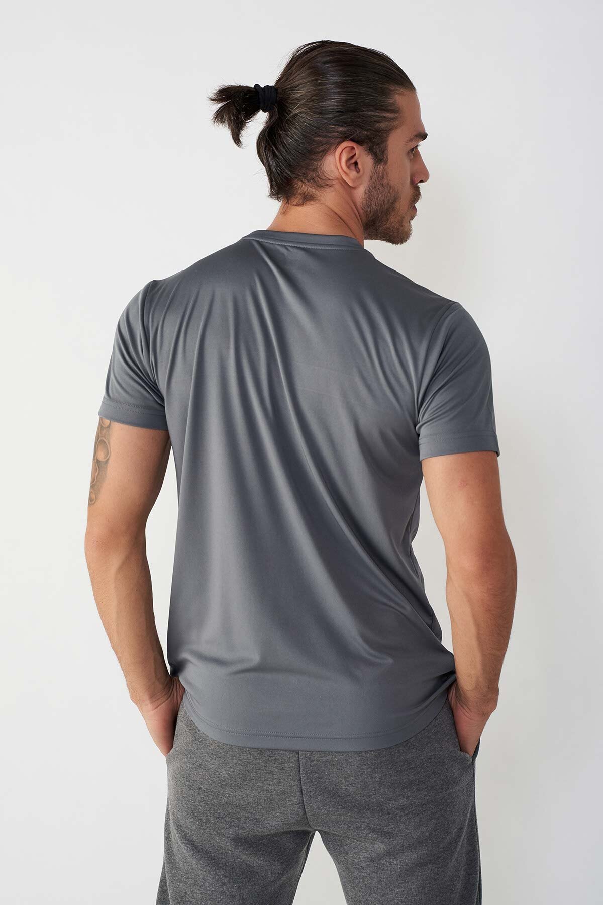 Hummel Boby  Erkek Tişört 910729-1320 Gri