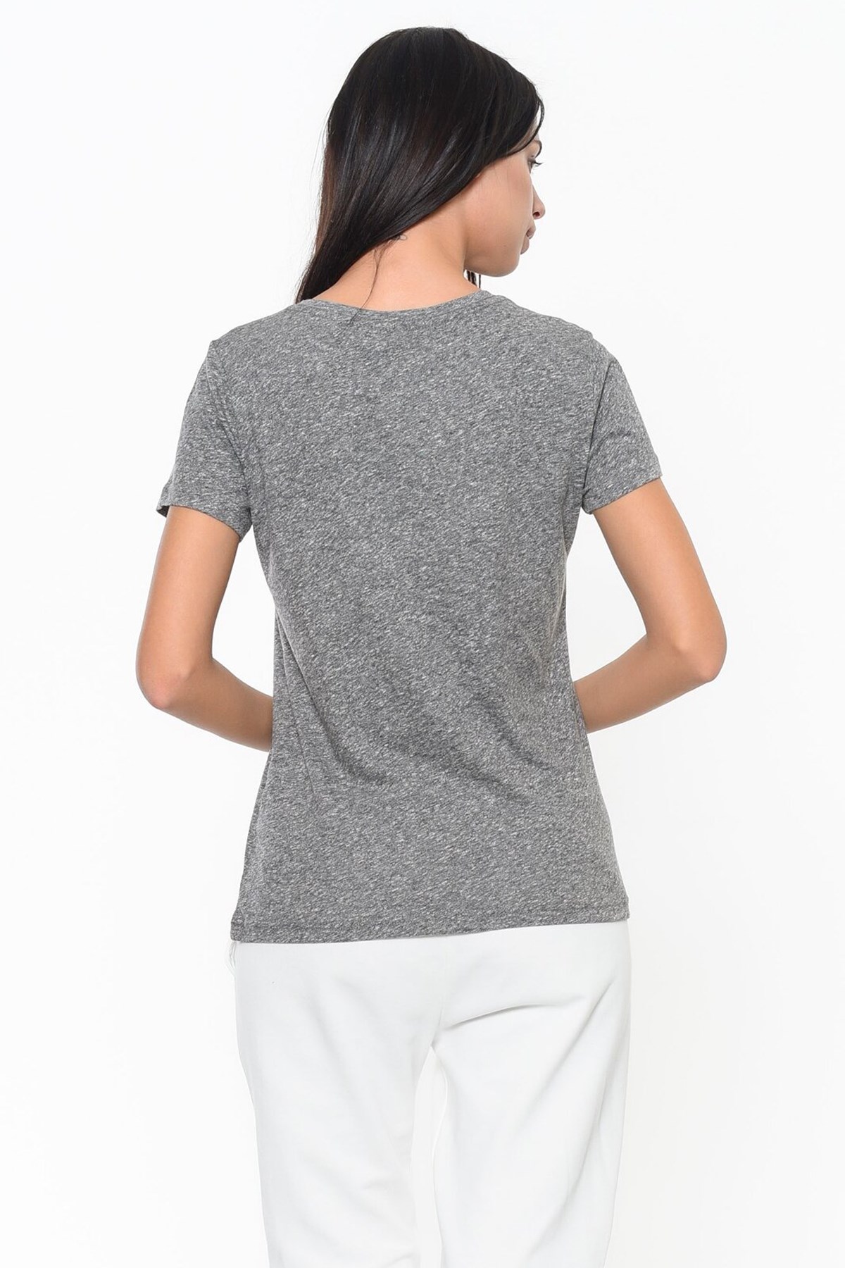 Hummel Amalsa Kadın  Tişört 910956-2007 Gri