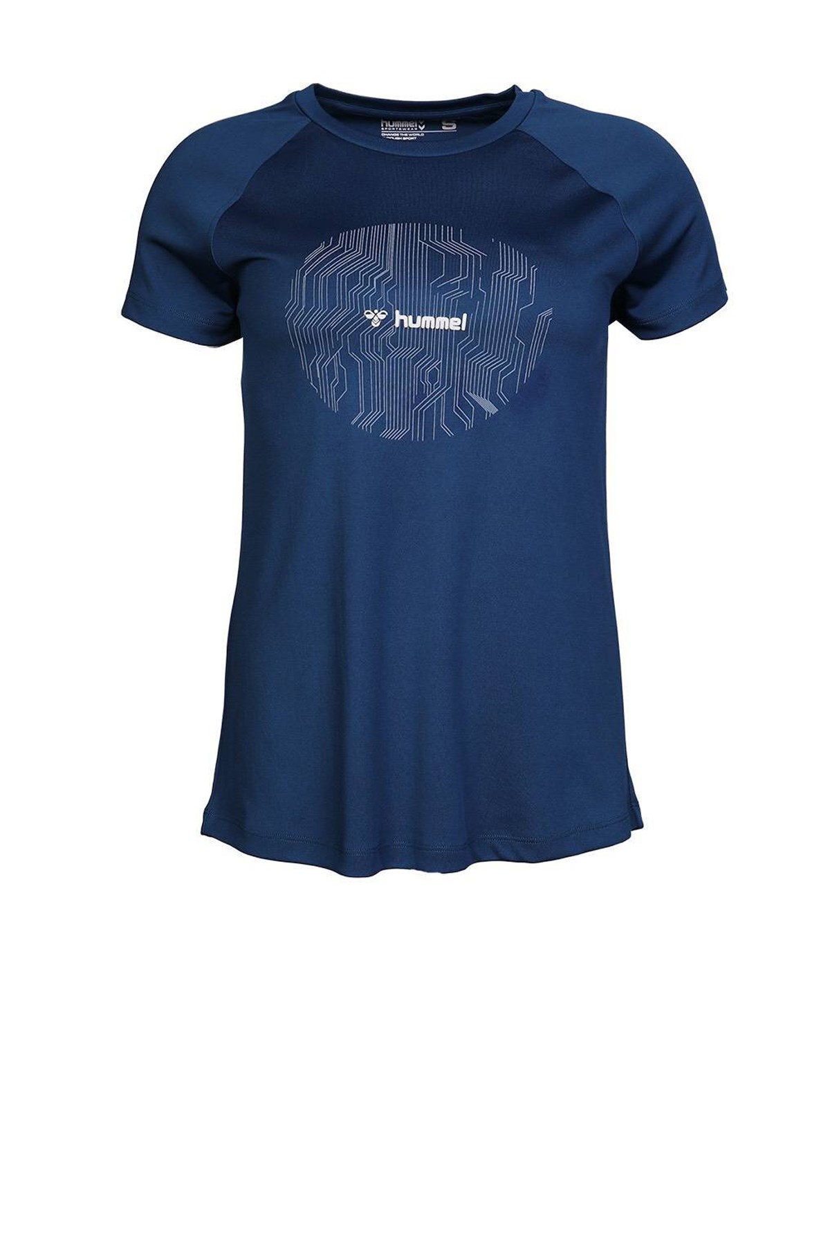 Hummel Elvi Kadın Tişört 910970-7871 Lacivert