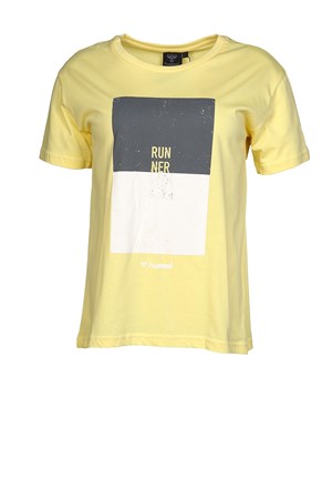 Hummel İnes Kadın Tişört 910983-5072 Sarı