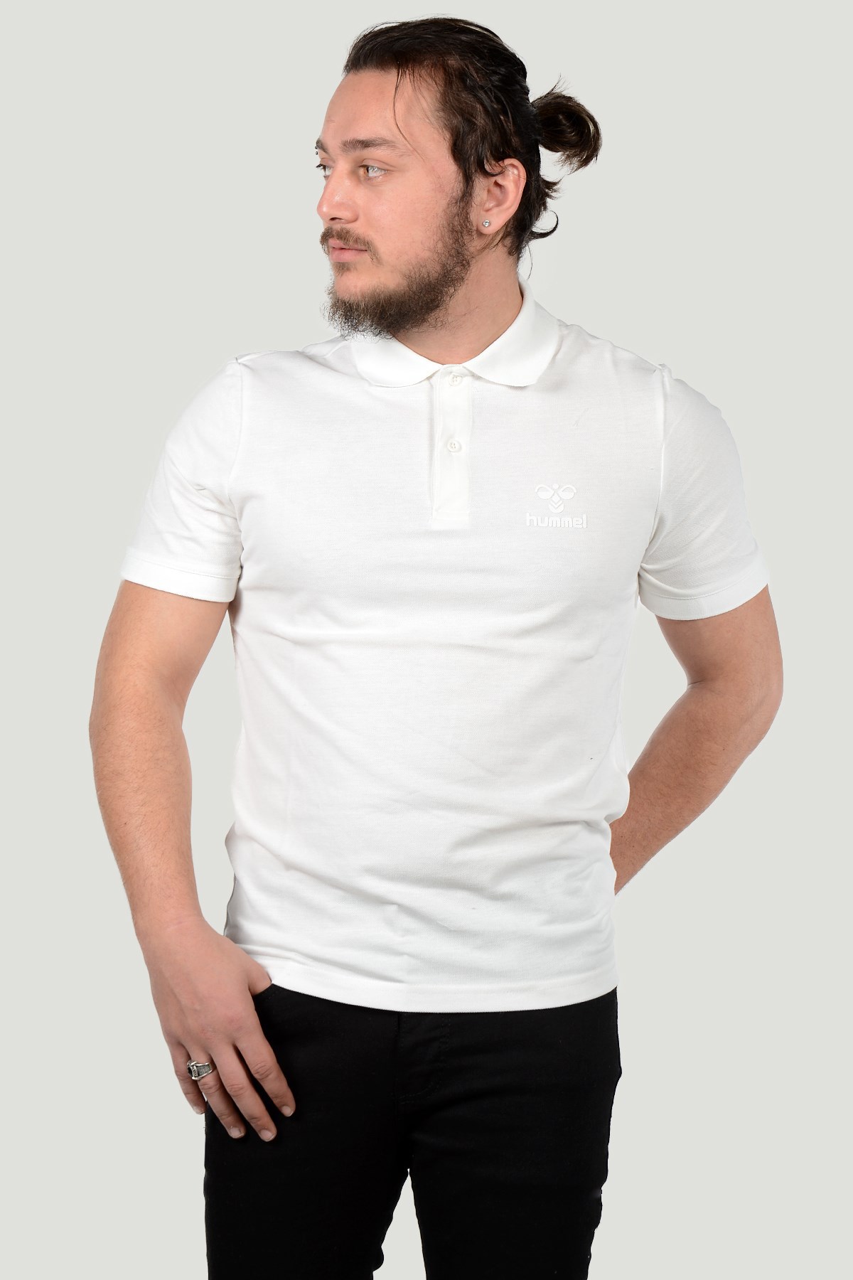 Hummel Lenard Tişört Erkek 910998-9003 Beyaz