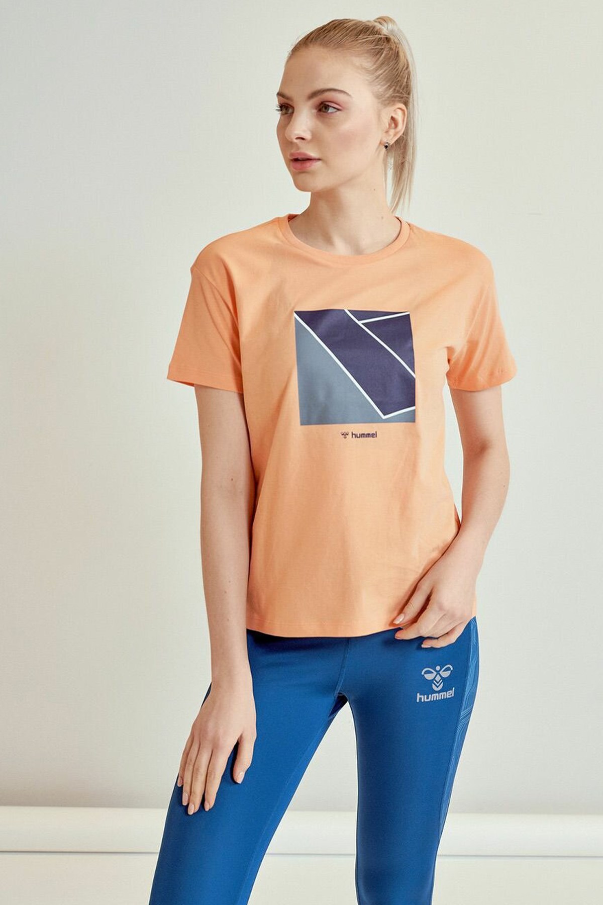 Hummel Monıca Kadın Tişört 911007-5017 Turuncu