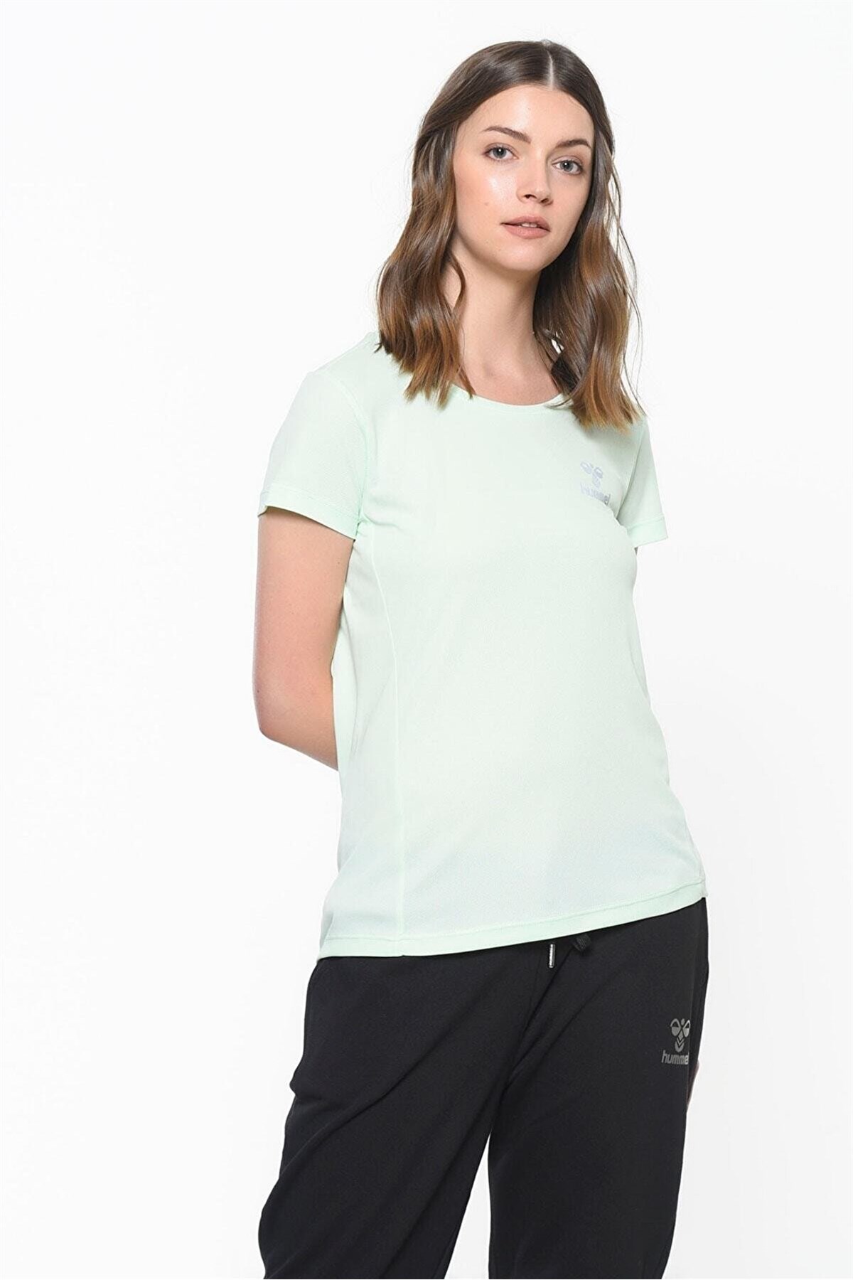 Hummel Varito  Kadın Tişört 911049-6753 Yeşil