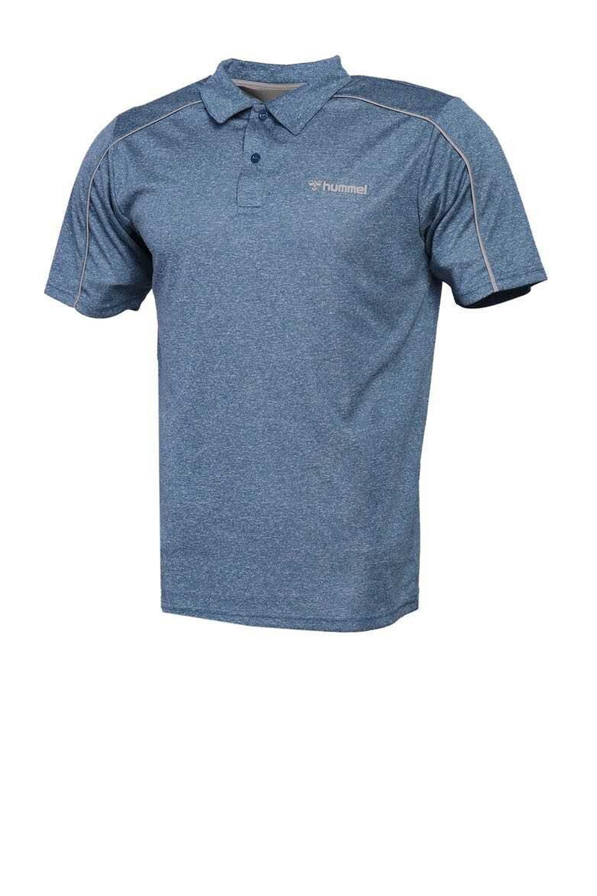 Hummel Vanko Polo Yaka Erkek Tişört 911101-7871 Mavi