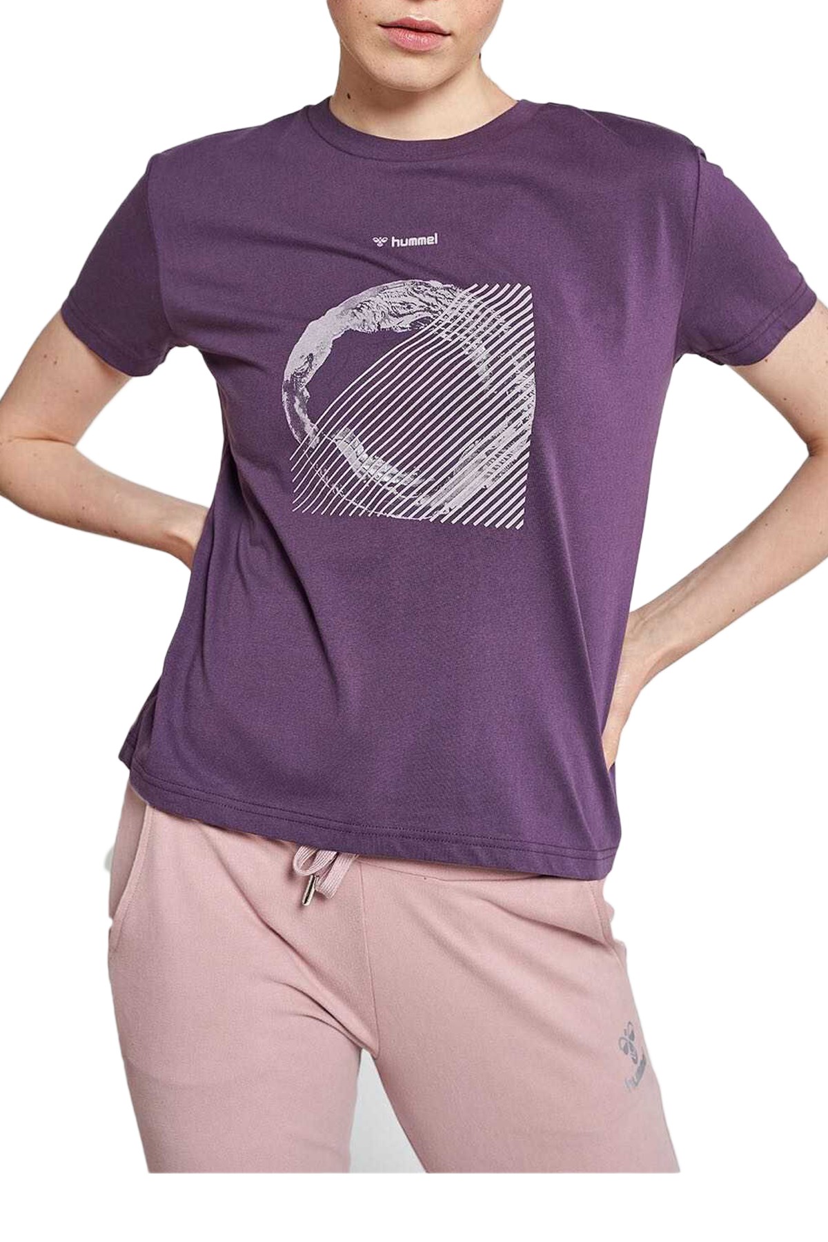 Hummel Nyrad Kadın Tişört 911210-4079 Mor