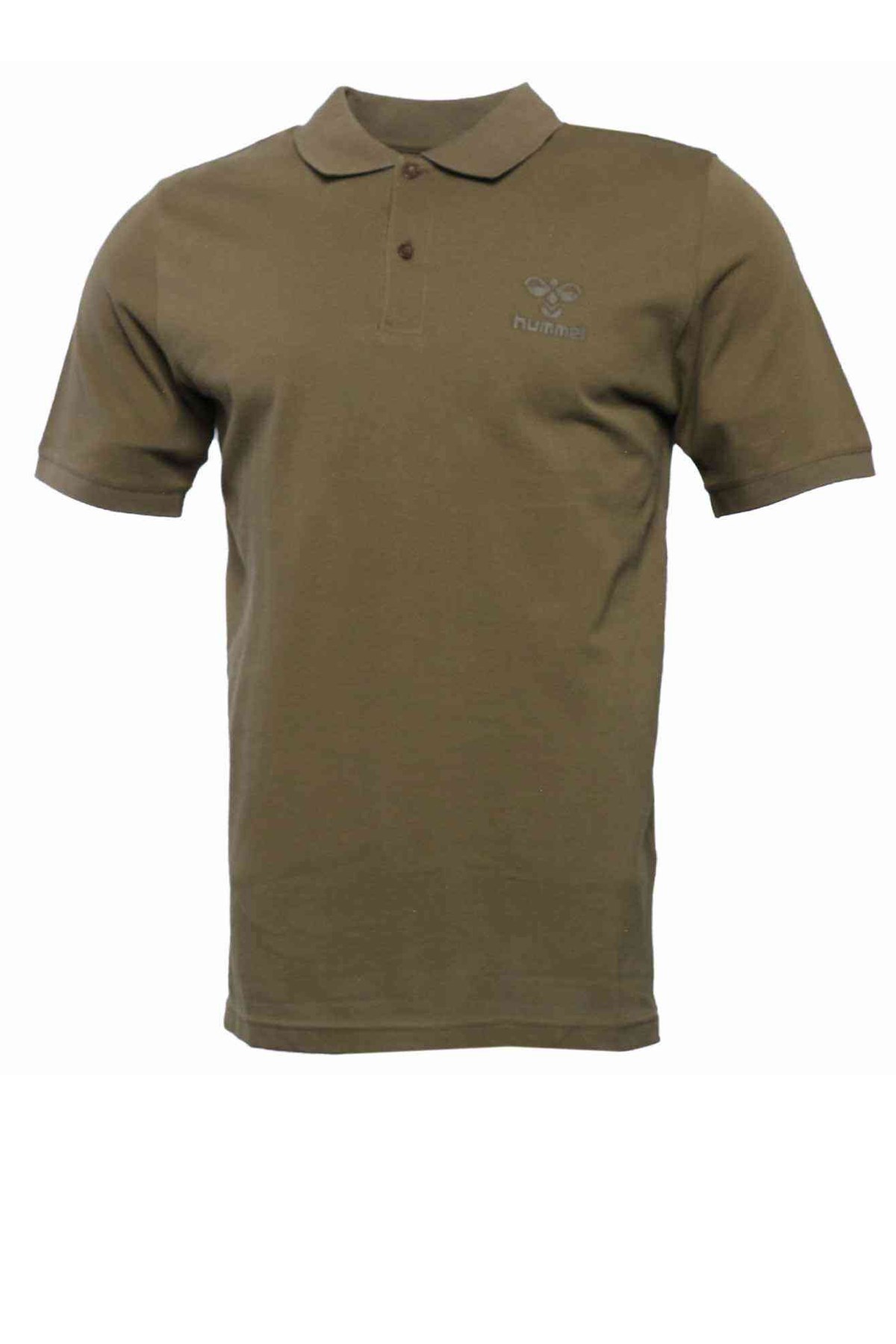 Hummel Lenard Polo Yaka Erkek Tişört 911243-6297 Haki