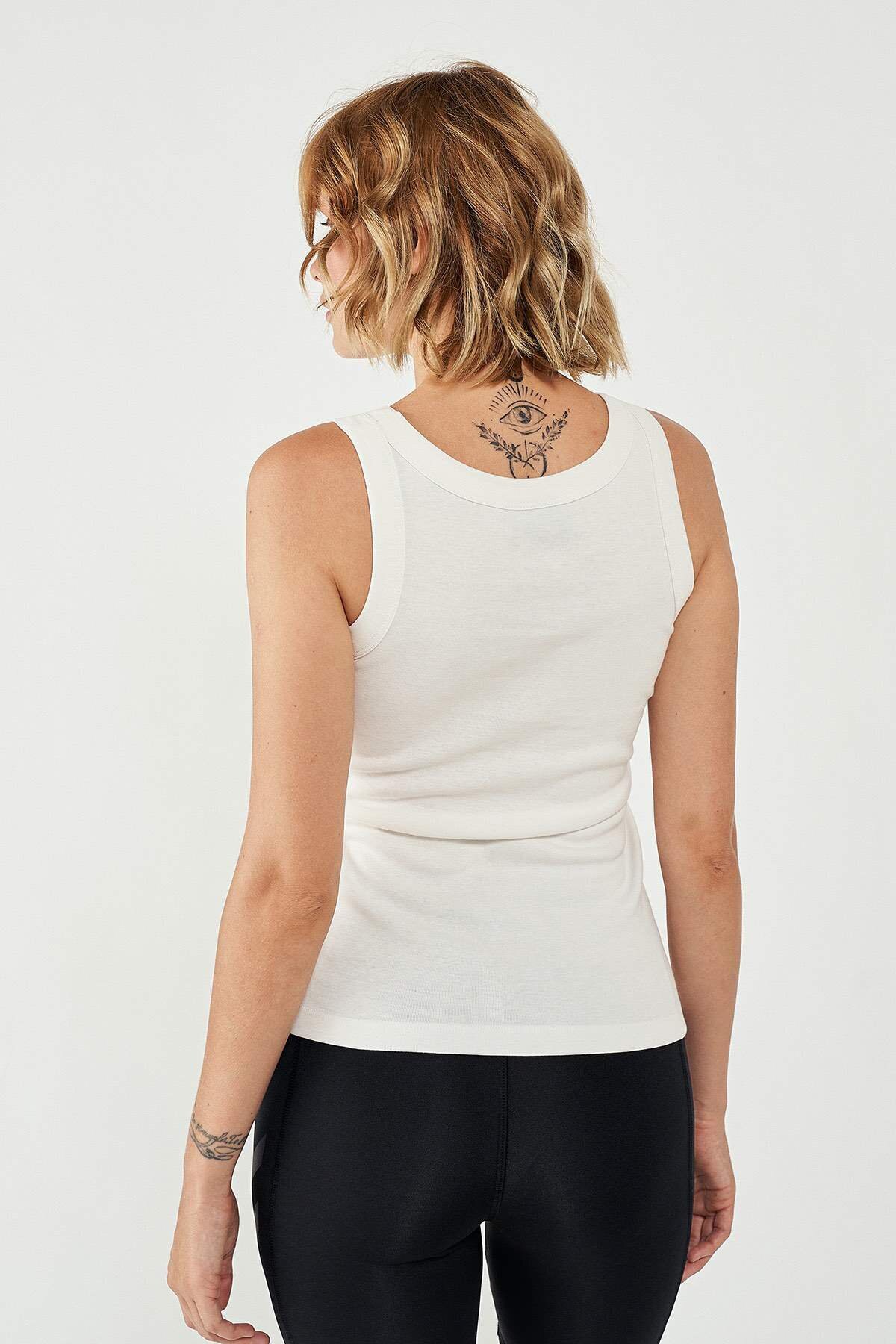 Hummel Niki Kadın Atlet 911254-9003 Beyaz