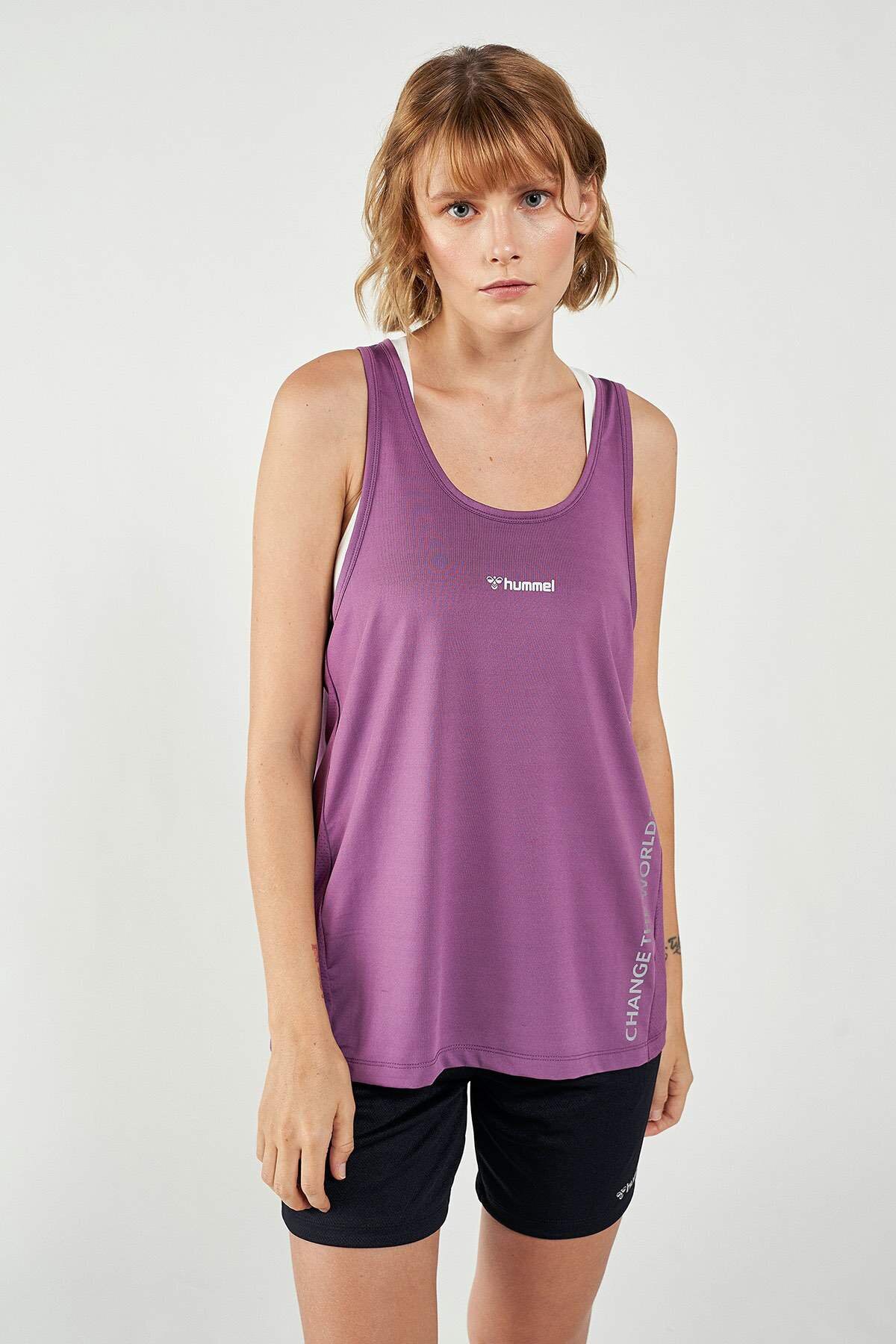 Hummel Quastel Kadın Atlet 911256-3291 Mor