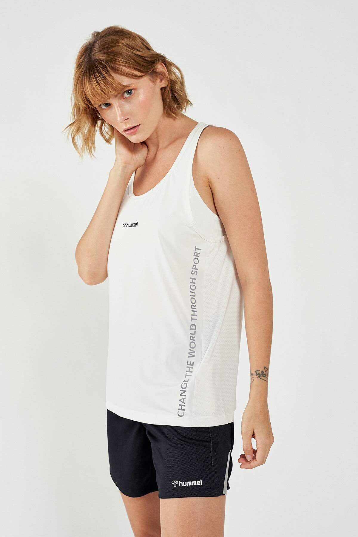 Hummel Quastel Kadın Tişört 911256-9003 Beyaz