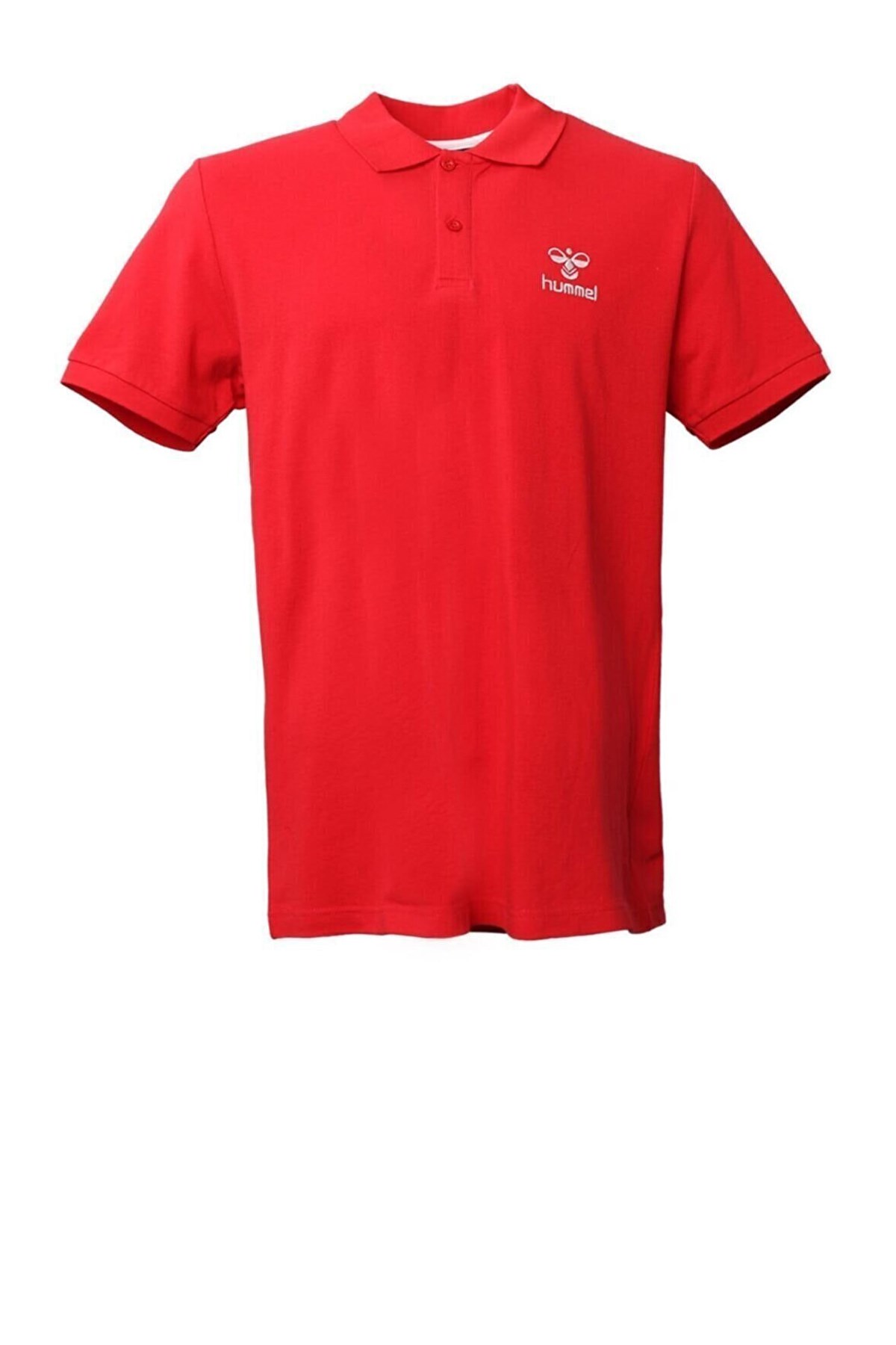 Hummel Leon Erkek Polo Yaka Tişört 911280-1301 Kırmızı