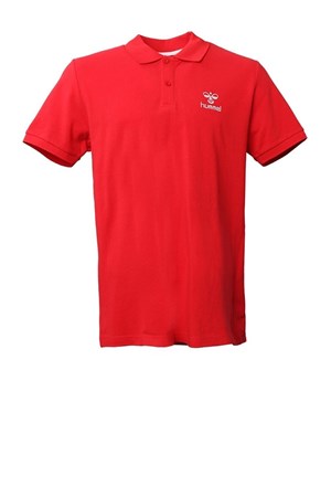 Hummel Leon Erkek Polo Yaka Tişört 911280-1301 Kırmızı