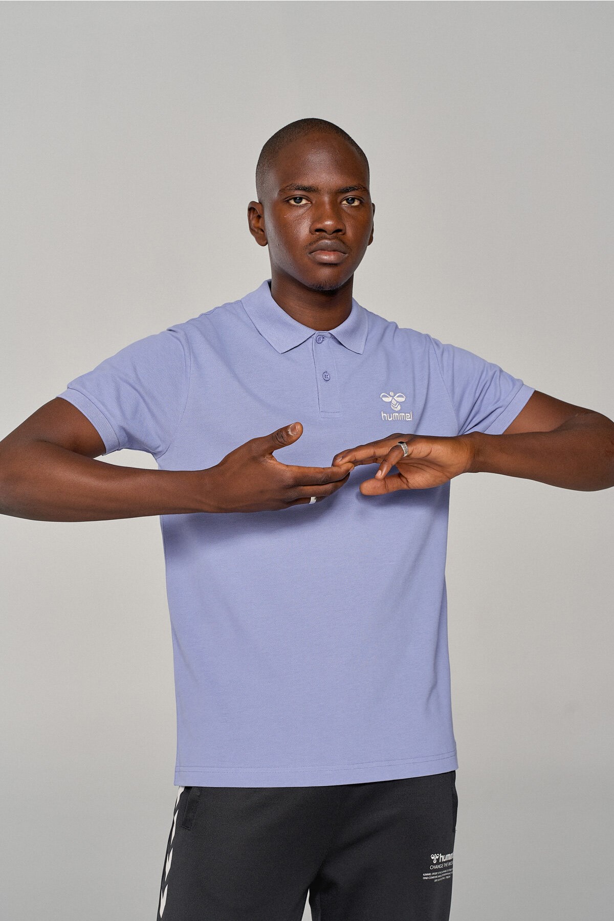 Hummel Leon Erkek Polo Yaka Tişört 911280-1322 Yeşil