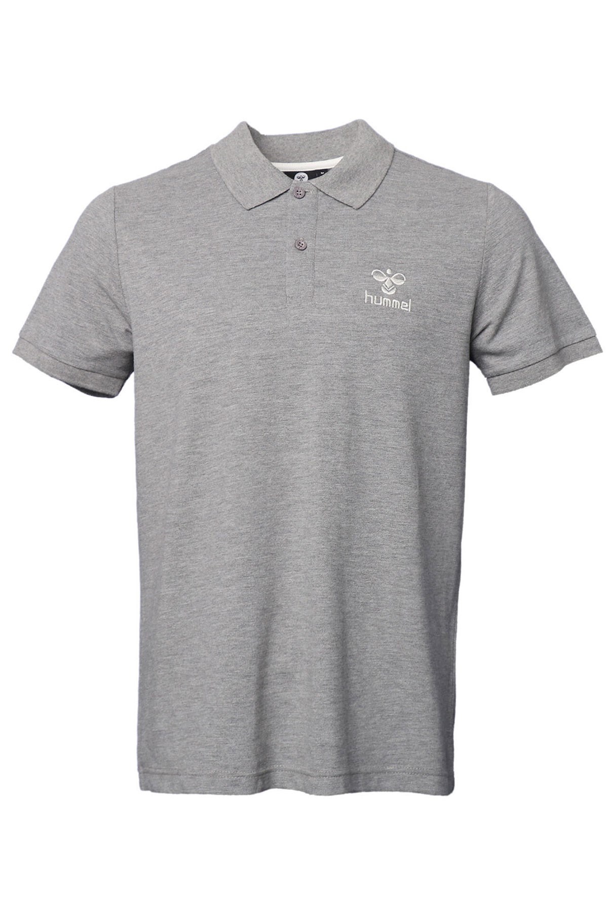 Hummel Leon Polo Erkek Tişört 911280-2007 Gri