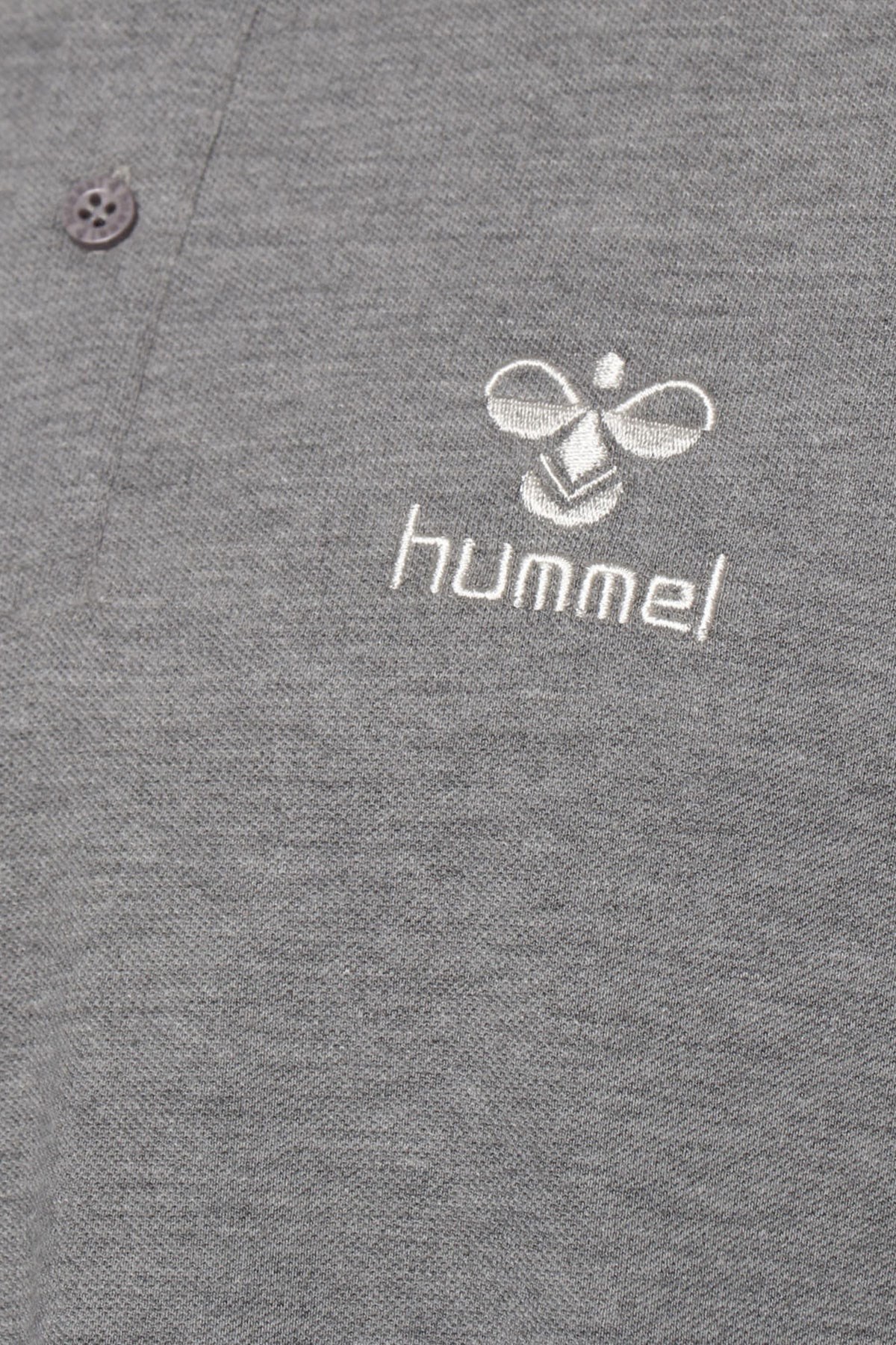 Hummel Leon Polo Erkek Tişört 911280-2007 Gri
