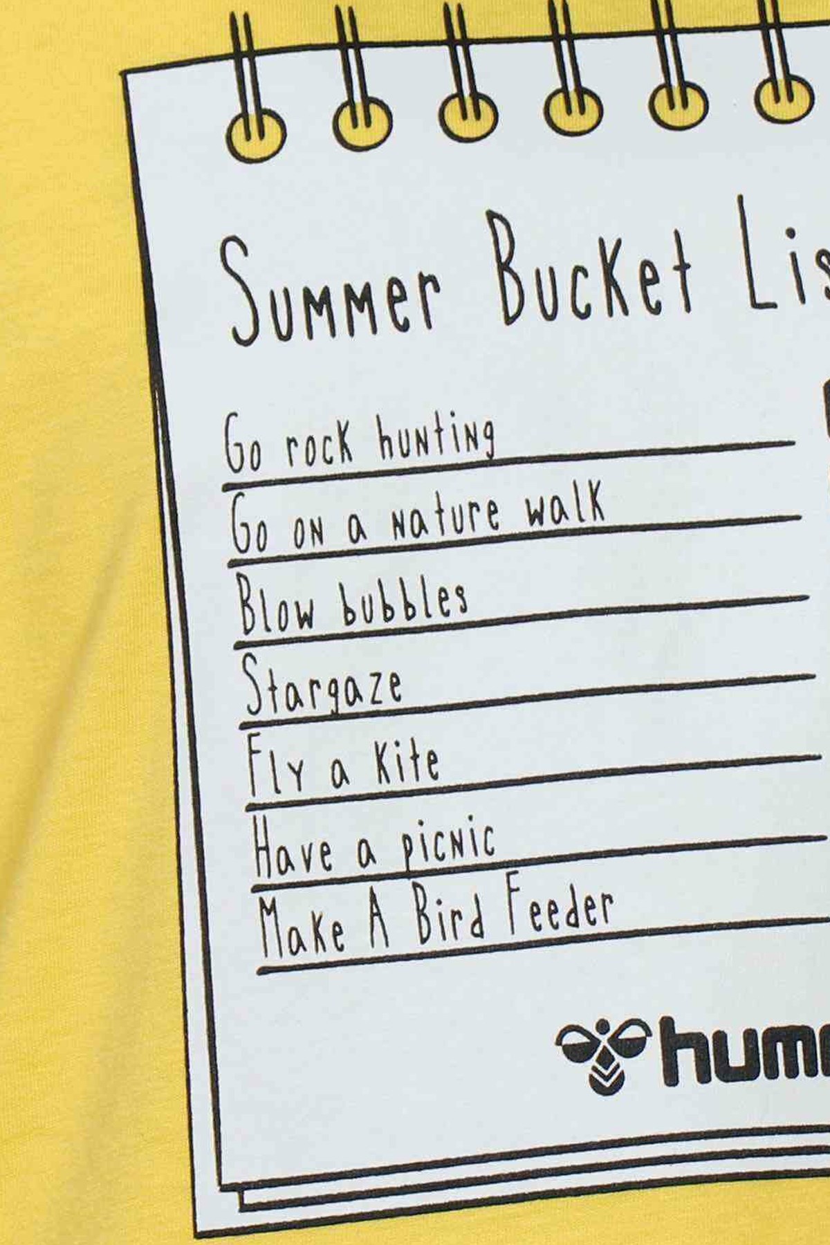 Hummel Bucket Erkek Çocuk Tişört 911297-5102 Sarı